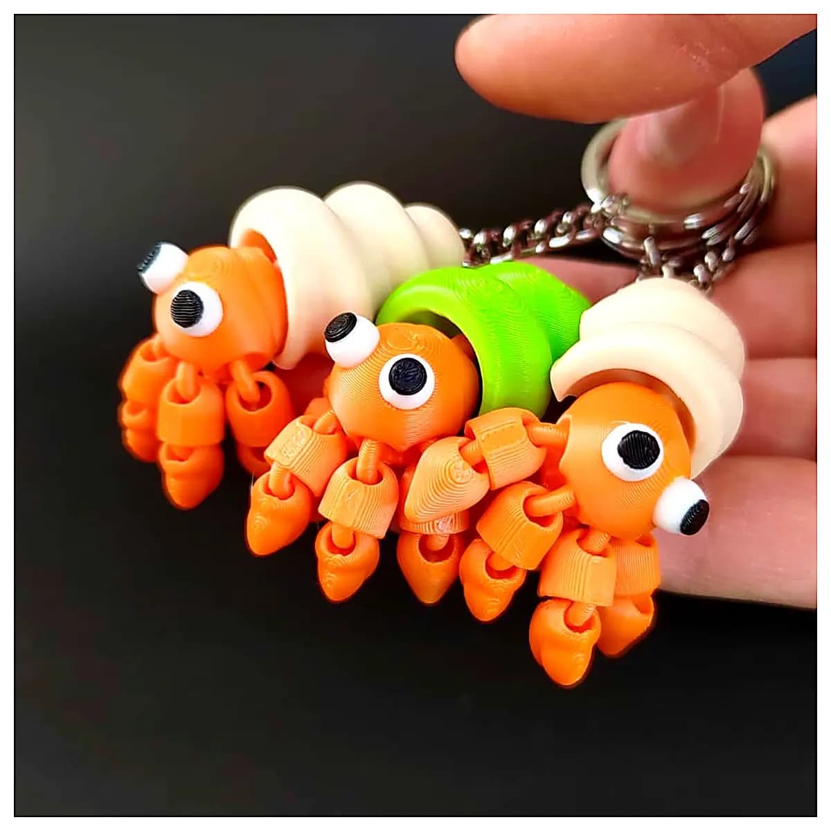 Wiggling Cute Crab Toy Model Miniature Decoration Desktop Figurine Fun Kids Gift Wobbling Crab Accessories
