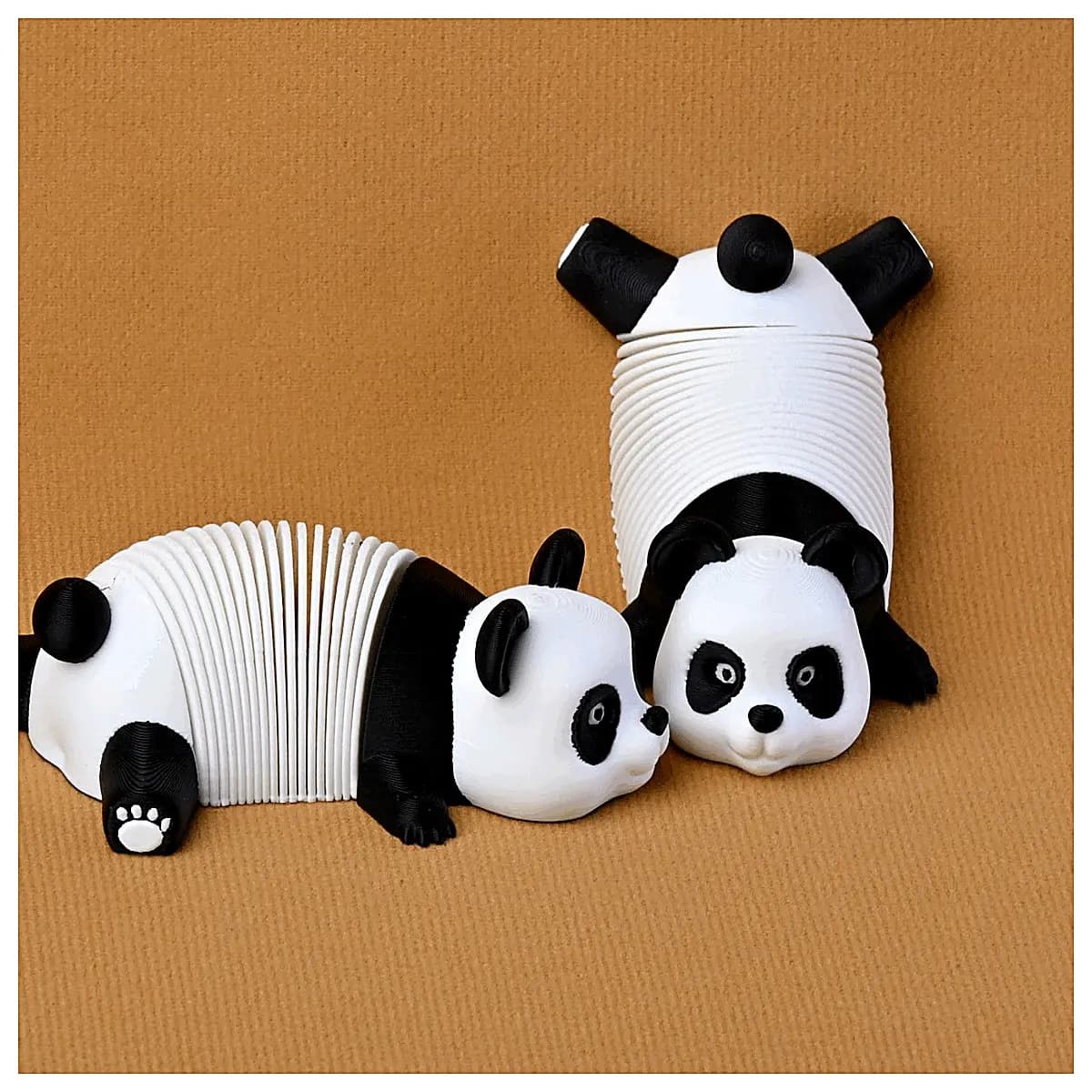 Spring Panda Fidget Toy Stress Relief Anxiety Relief Fun Relaxer Brain Teaser Desk Decor