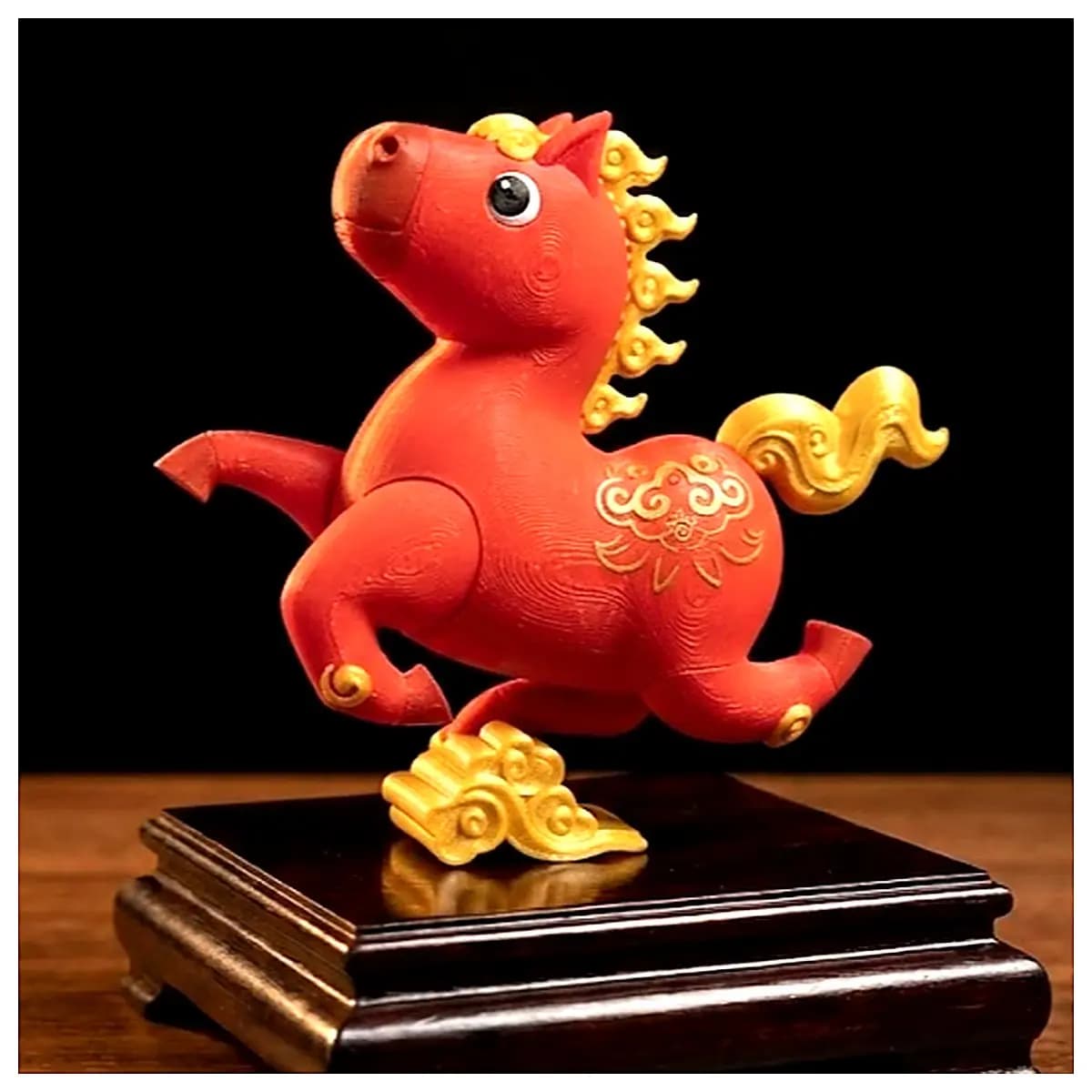 Jixiangma Disassembled 2026 Year of the Dragon Lucky Mascot Model DIY Assembly Craft New Year Decoration Collectible Gift