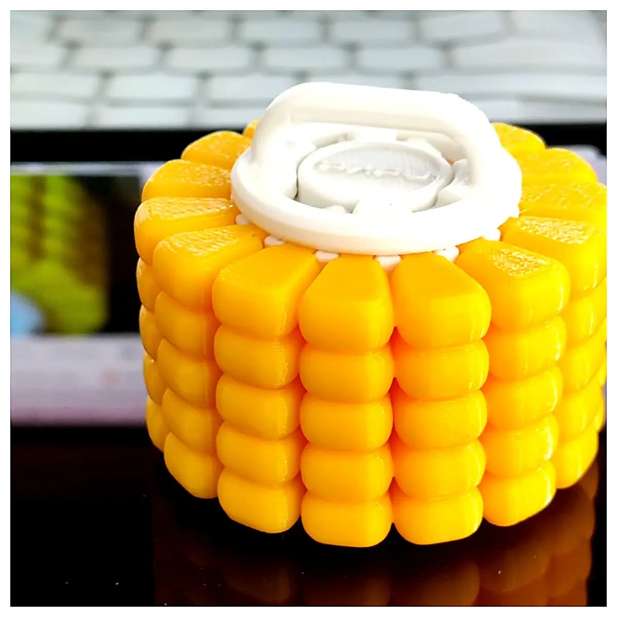 Corn Puzzle 3D Screw Down Lid Version Brain Teaser Toy Kids Educational Building Model Fun Assembly