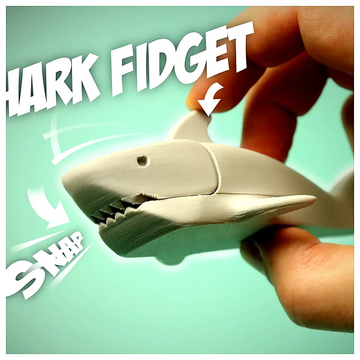 Biting Shark Stress Toy Anxiety Relief Relaxing Adult Child Fun Puzzle Toy Bite Toy Stress Reliever Toy Accessories