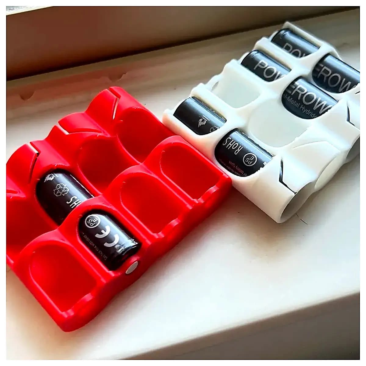 AA Battery Case Holder Storage Box Battery Organizer Charger Accessories Mobile Tablet Compatibility Battery Case Cover Battery Stand Charging Station