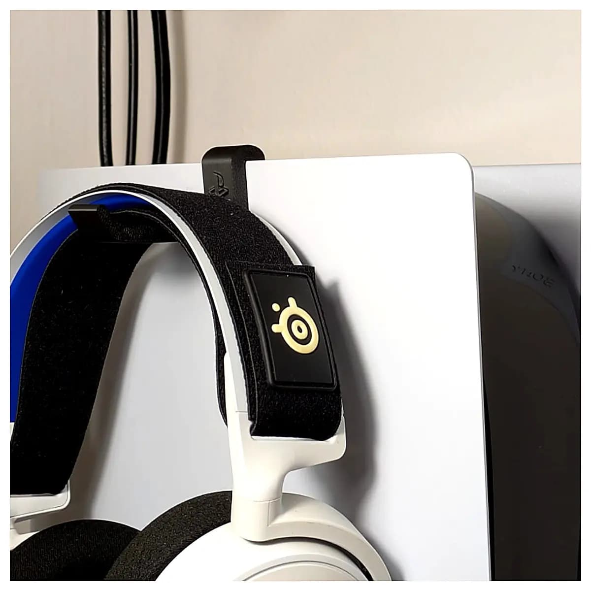 PS5 Headset Stand Game Console Holder Desktop Organizer Gaming Accessory Shelf Support Compatible with PS5 Gamers