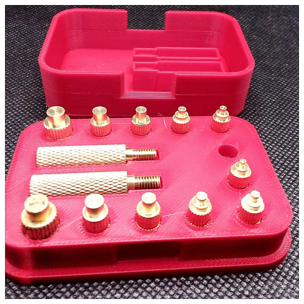 Hot Glue Applicator Parts Organizer Box Toolbox Screw Storage Container Component Holder Assembly Accessories