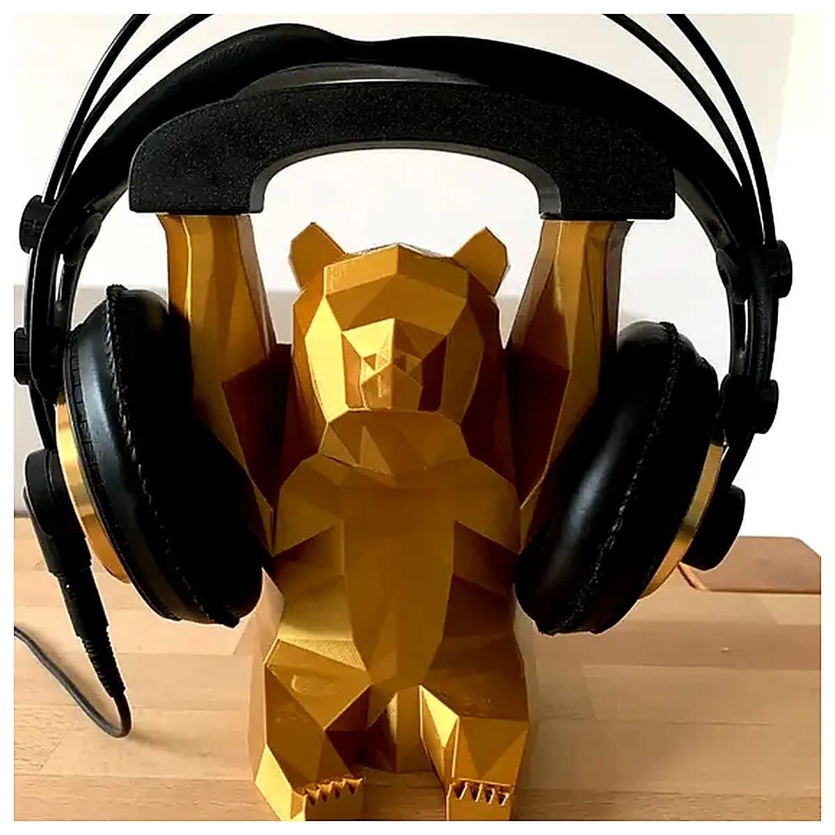 Bear Headphone Holder Phone Headphone Mount Phone Stand Mobile Phone Holder Desk Headphone Stand Phone Accessories Holder