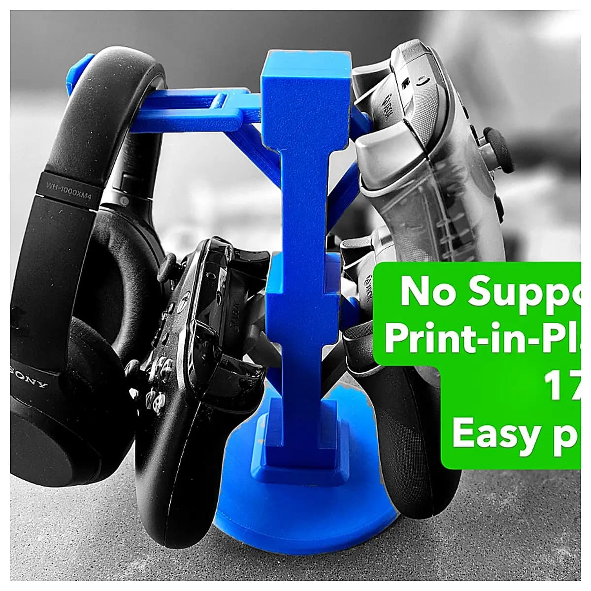 Gamepad Headset Tower Stand Desktop Holder PC Gaming Accessory Console Stand Game Equipment Organizer