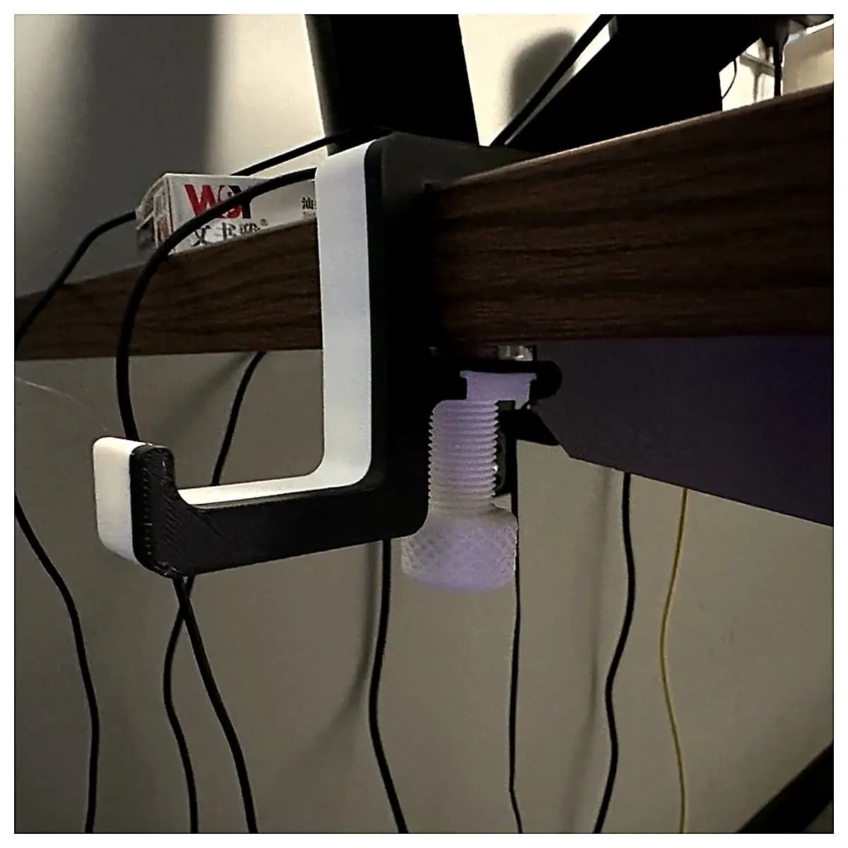 Headphone Holder for Computer Headphones Phone Mount Accessory Holder Earphone Support Compatible with Various Headphones Phone Stand Desktop Mount