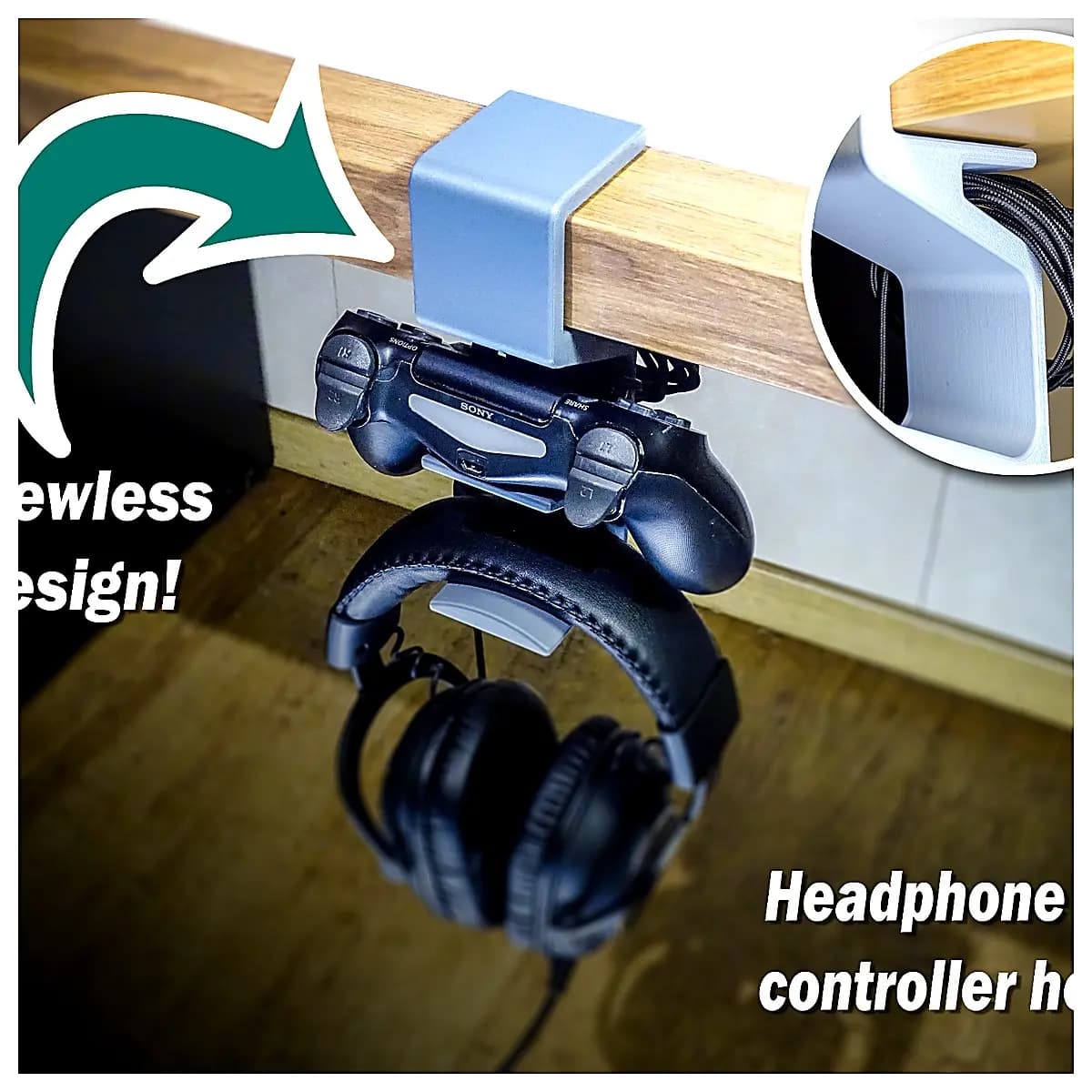 Wireless Earbuds Holder Game Controller Stand Support for Handheld Mobile Phone Earbuds Holder Portable Gaming Accessories Compatible with All Phone M