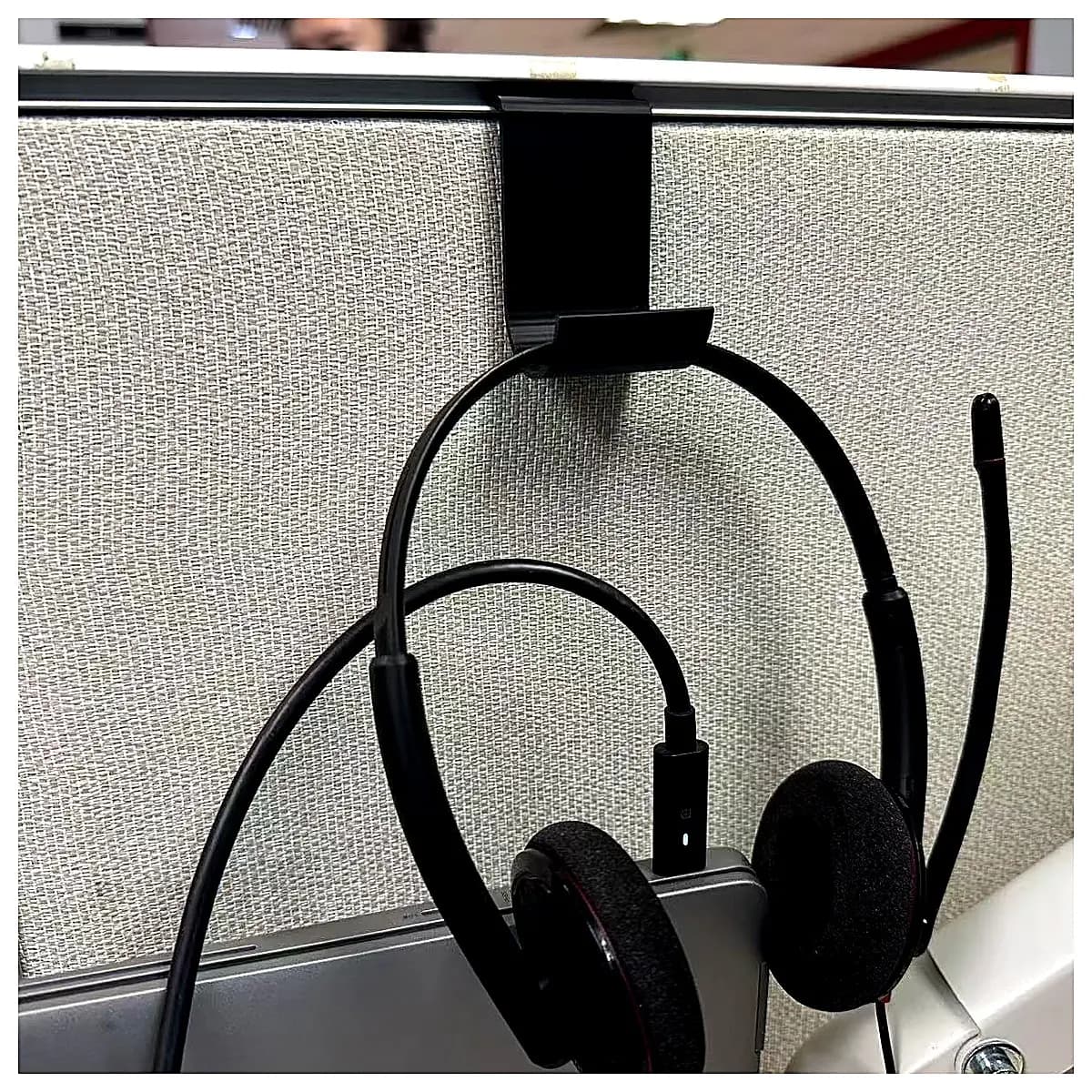 Office Headphone Mount Desk Headphone Holder Computer Earphone Support Audio Accessory Monitor Stand Earbud Holder Desk Organizer