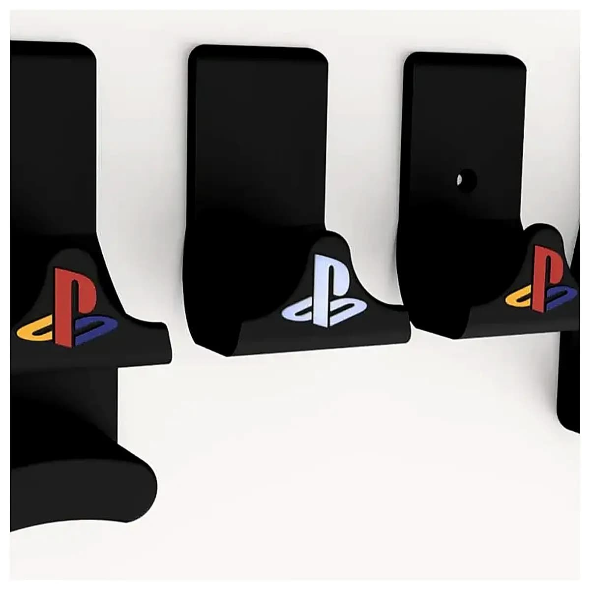 PS5 Controller Holder Wall Mount Gamepad Stand Headset Hanger Gaming Accessory Organizer PS5 Game Storage