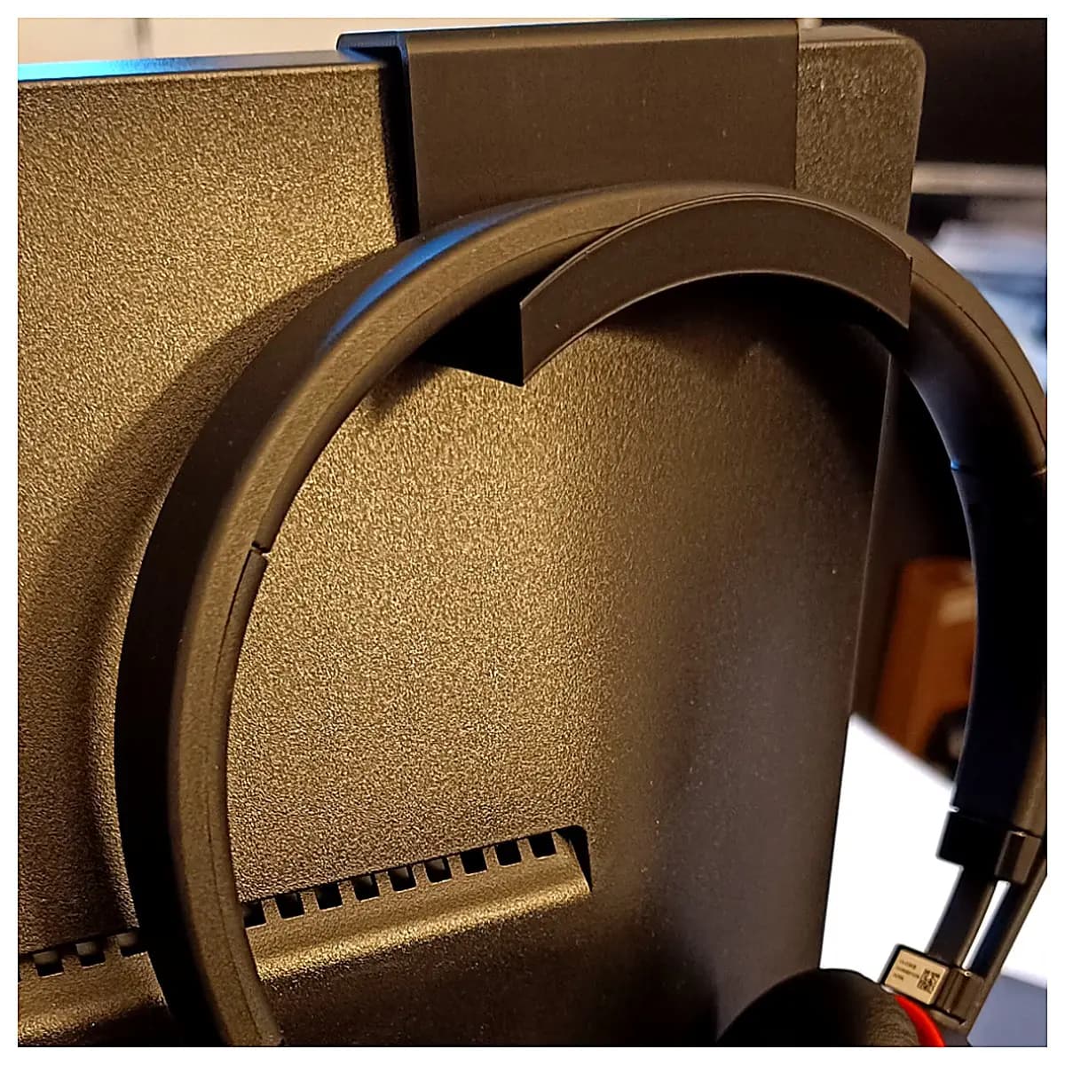 Monitor Headphone Holder Desk Organizer Phone Stand Computer Support Accessory Mount Compatible with All Monitors