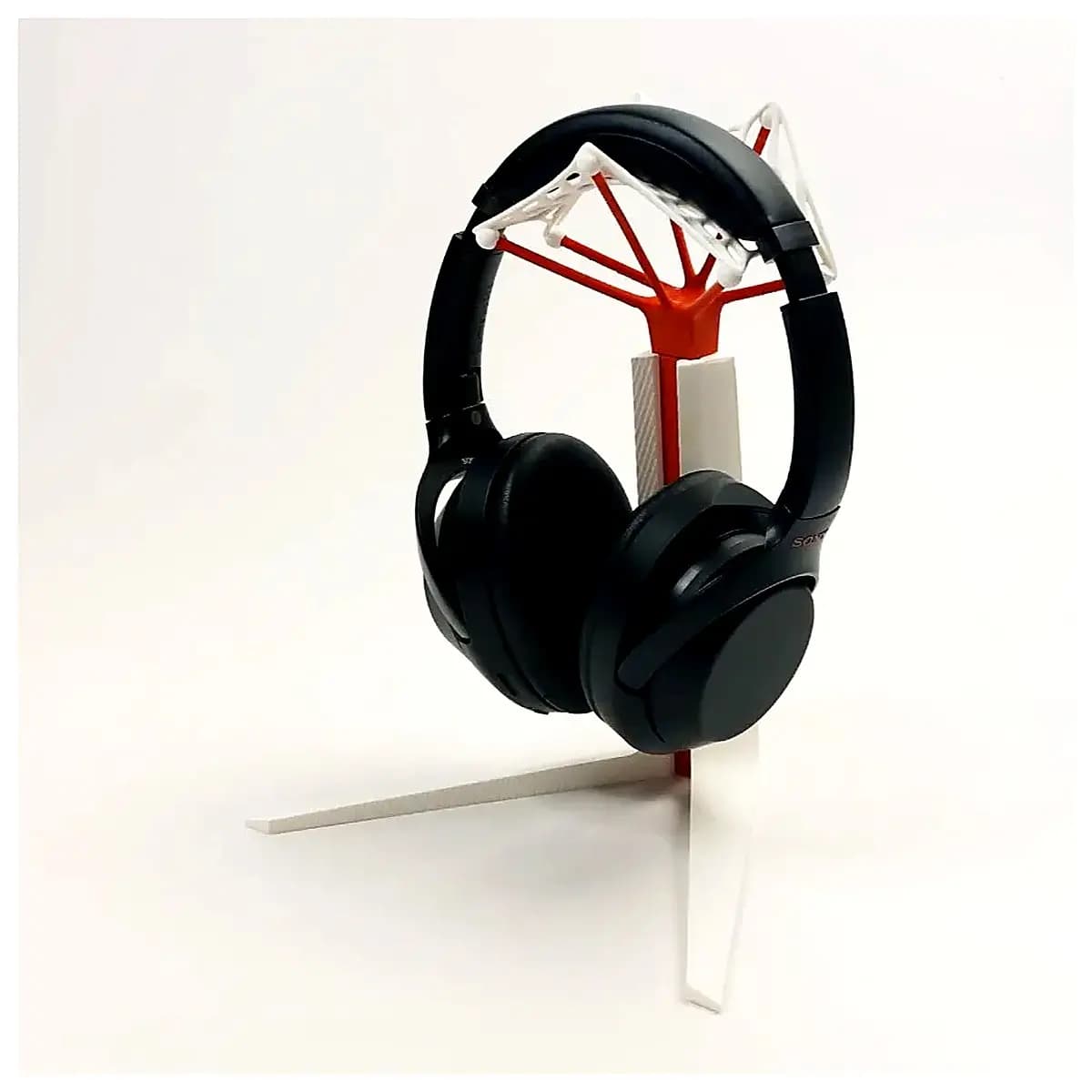Organic Design Headphone Stand Comfortable Support Desktop Holder Earbud Stabilizer Phone Stand Music Lover Accessory