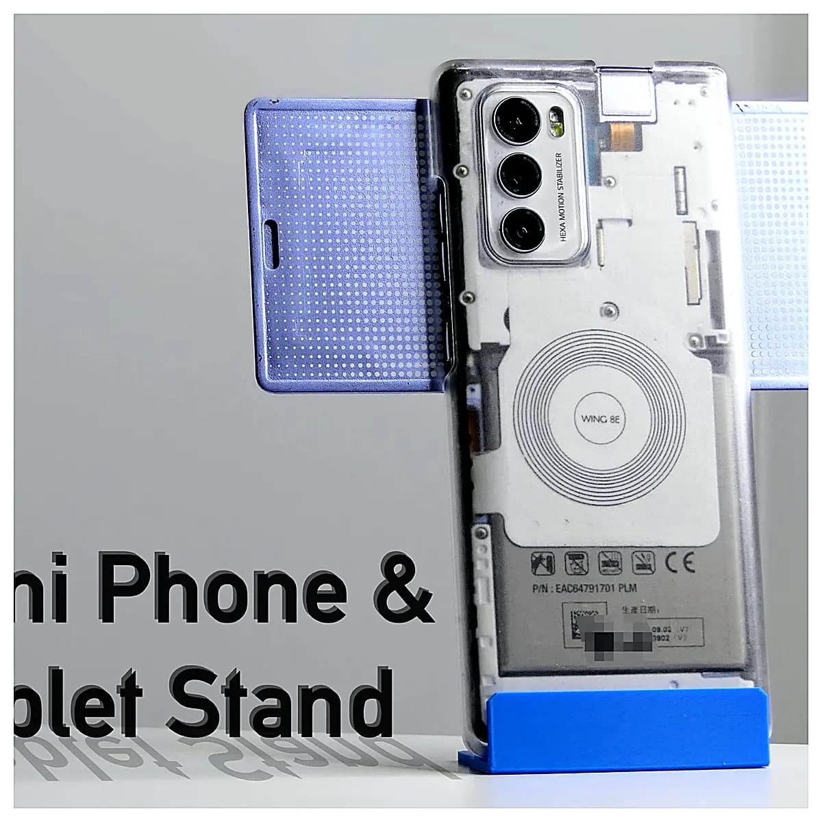 Phone Tablet Holder Phone Stand Mobile Clip Phone Support Tablet Mount Phone Accessories Phone Holder Compatible with All Phones