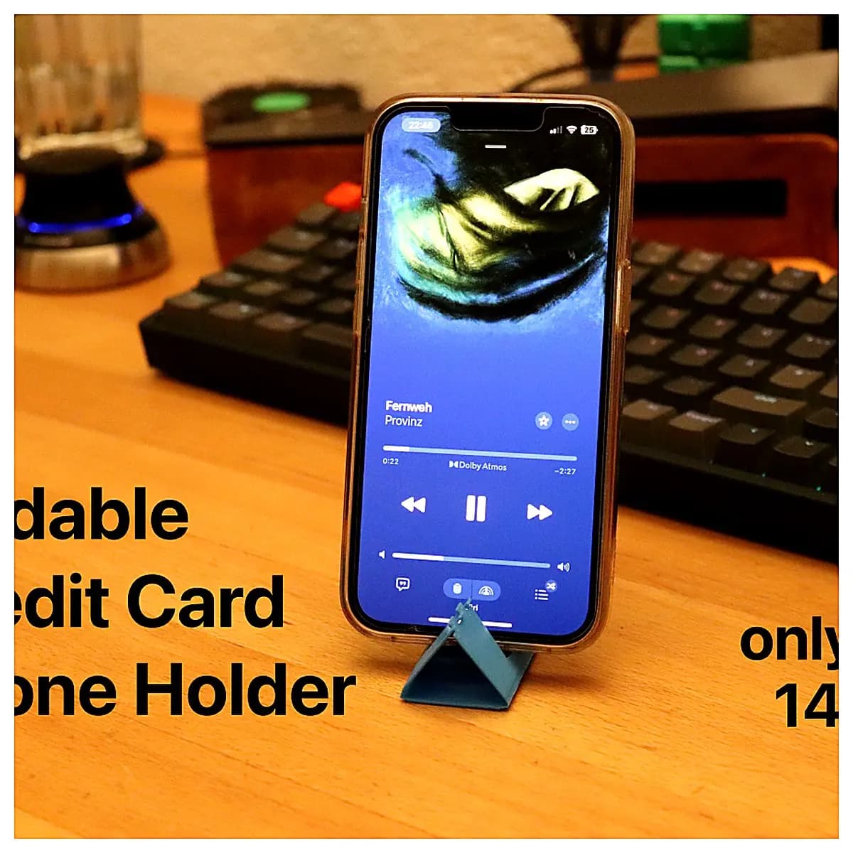 Foldable Smartphone Holder Phone Slot Stand Car Mount Desktop Holder Card Reader Stand Auto Car Holder