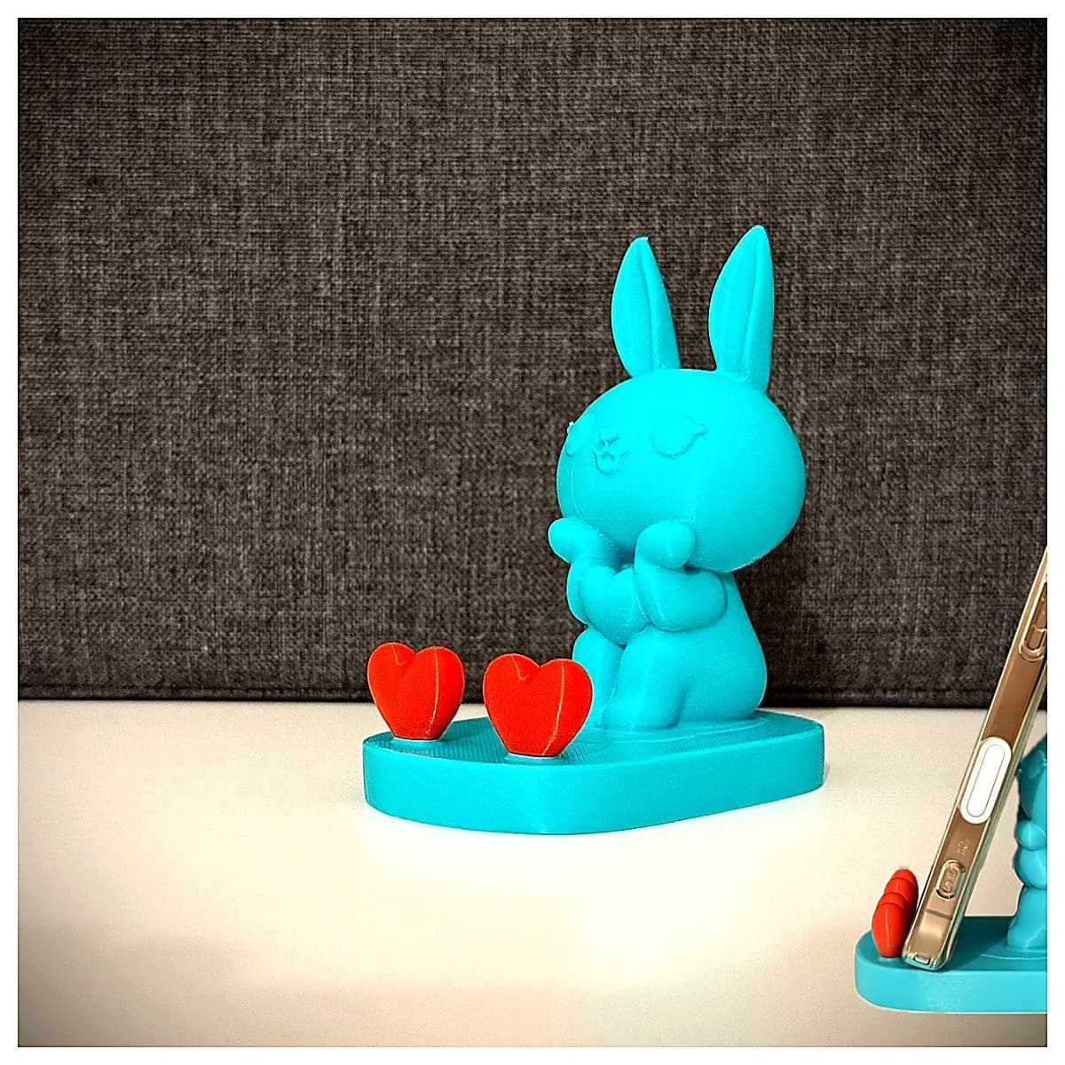 Rabbit Ear Phone Holder Phone Stand Bunny Ear Mobile Holder Desktop Phone Stand Accessory Support Mobile Stand