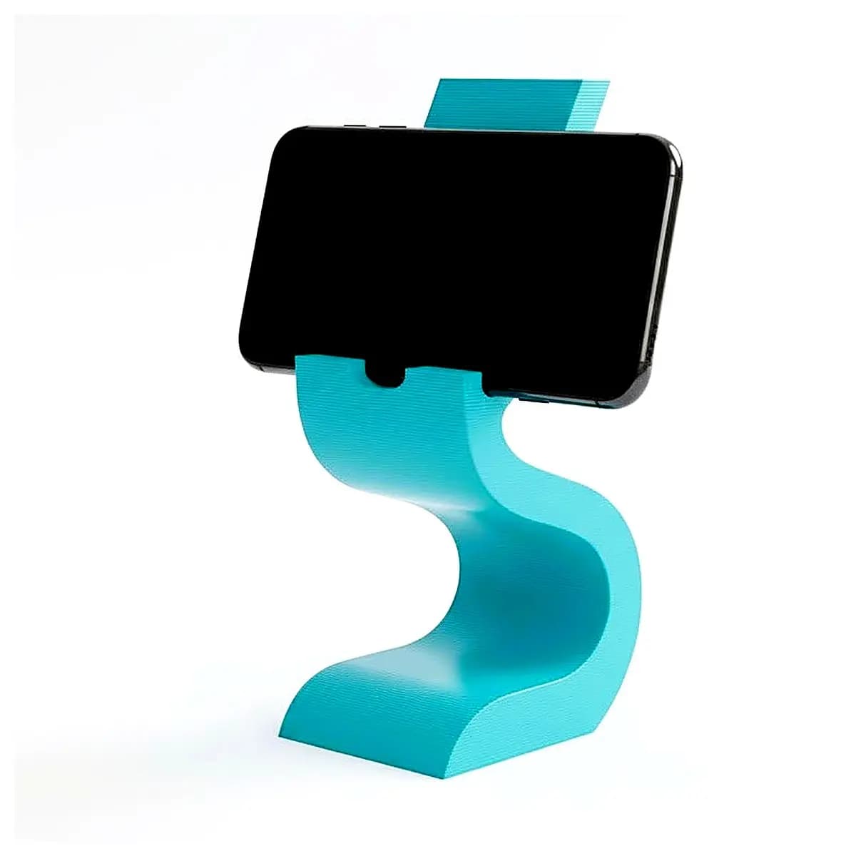 Minimalist Phone Stand Wave Design Phone Holder Desktop Stand Mobile Stabilizer Accessory Phone Mount Lazy Stand Parts
