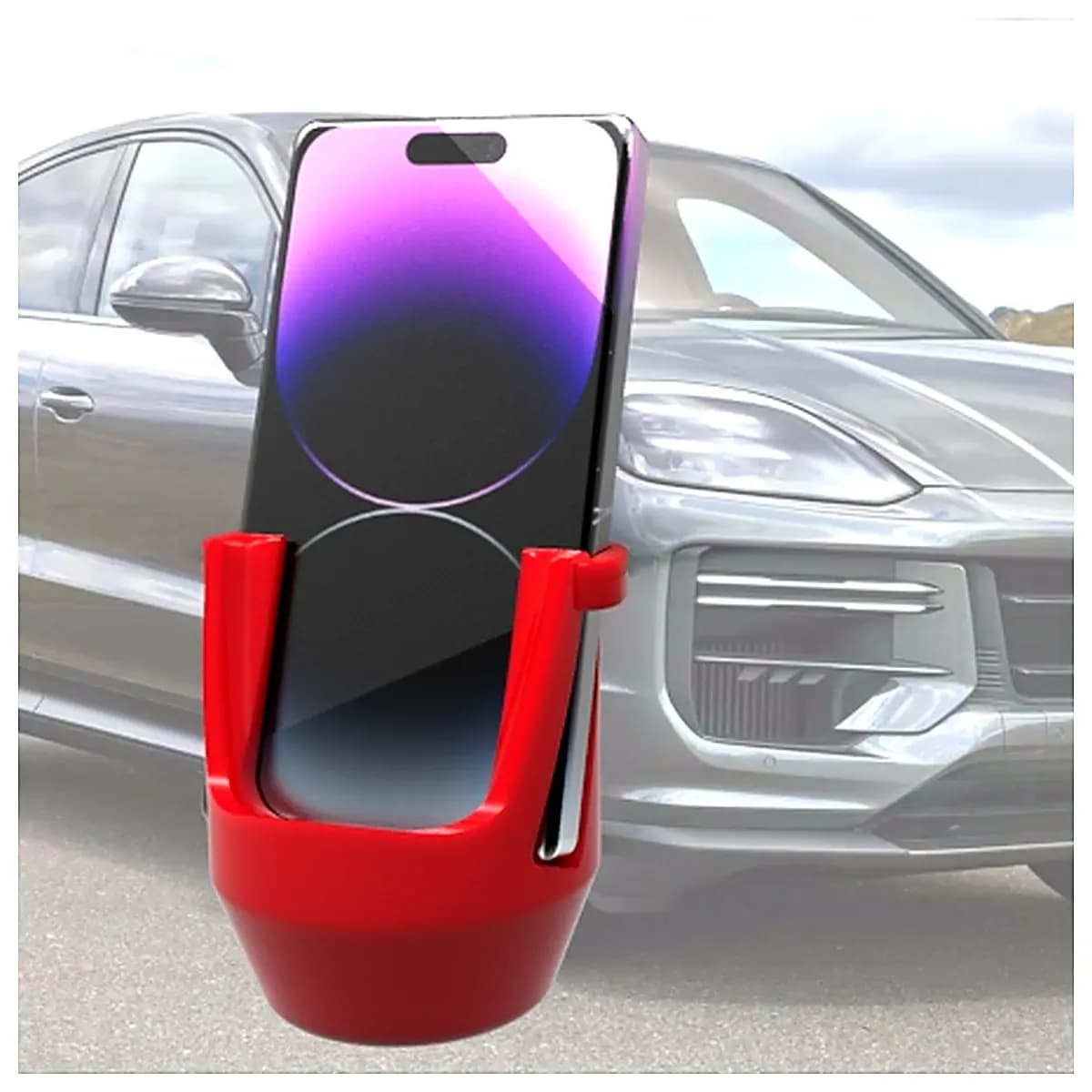 Cayenne Car Phone Mount Holder Vehicle Car Mount Phone Stabilizer Driving Holder Cayenne Accessories Auto Accessory