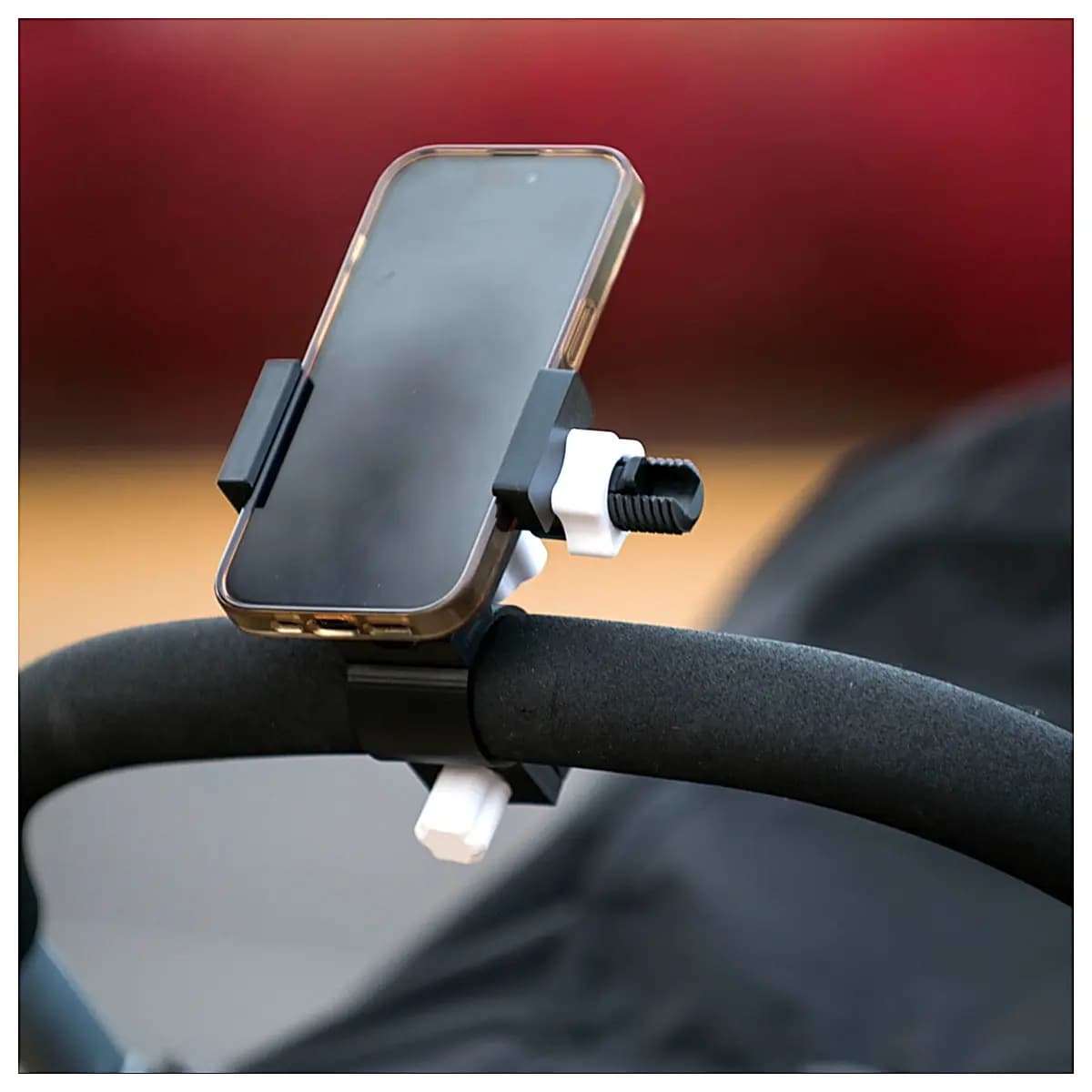 Baby Car Phone Mount Vertical Horizontal Car Seat Holder Stroller Accessory Mobile Phone Holder Infant Car Accessory Phone Mount