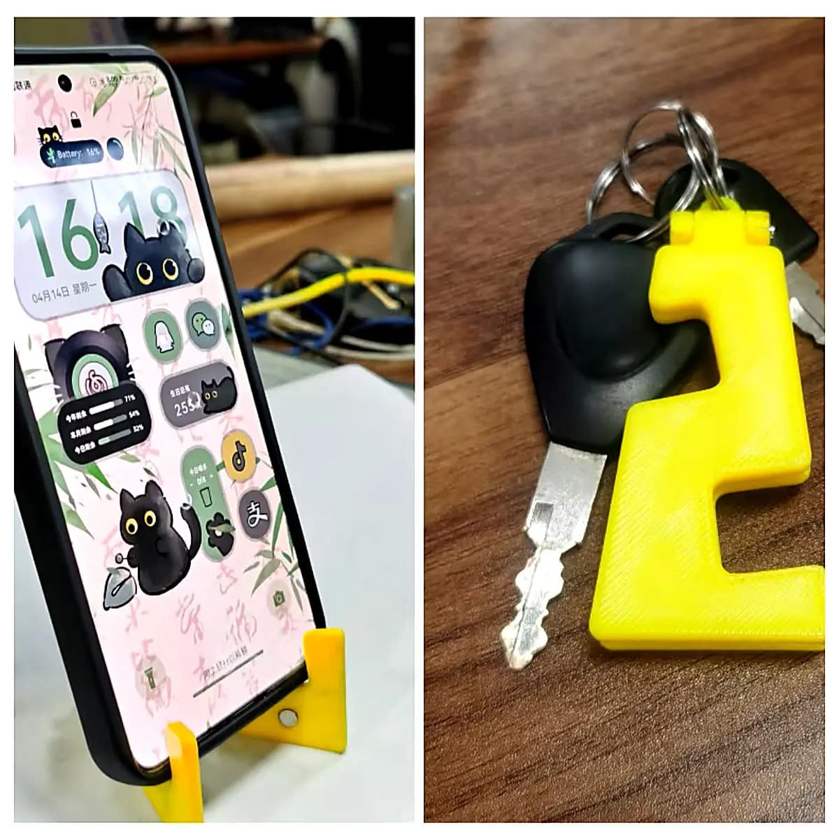 Lightning Phone Holder Mobile Phone Stand Mount Holder Car Desktop Phone Support Accessory Bracket