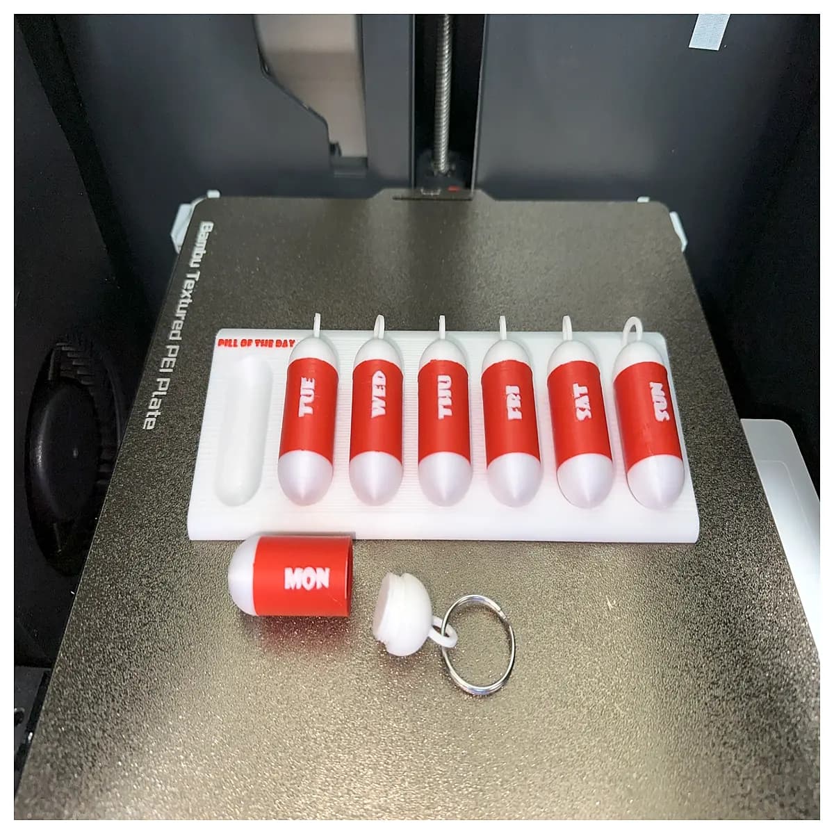 removable compartment pill organizer weekly medication box travel medicine case with days of week labels large capacity