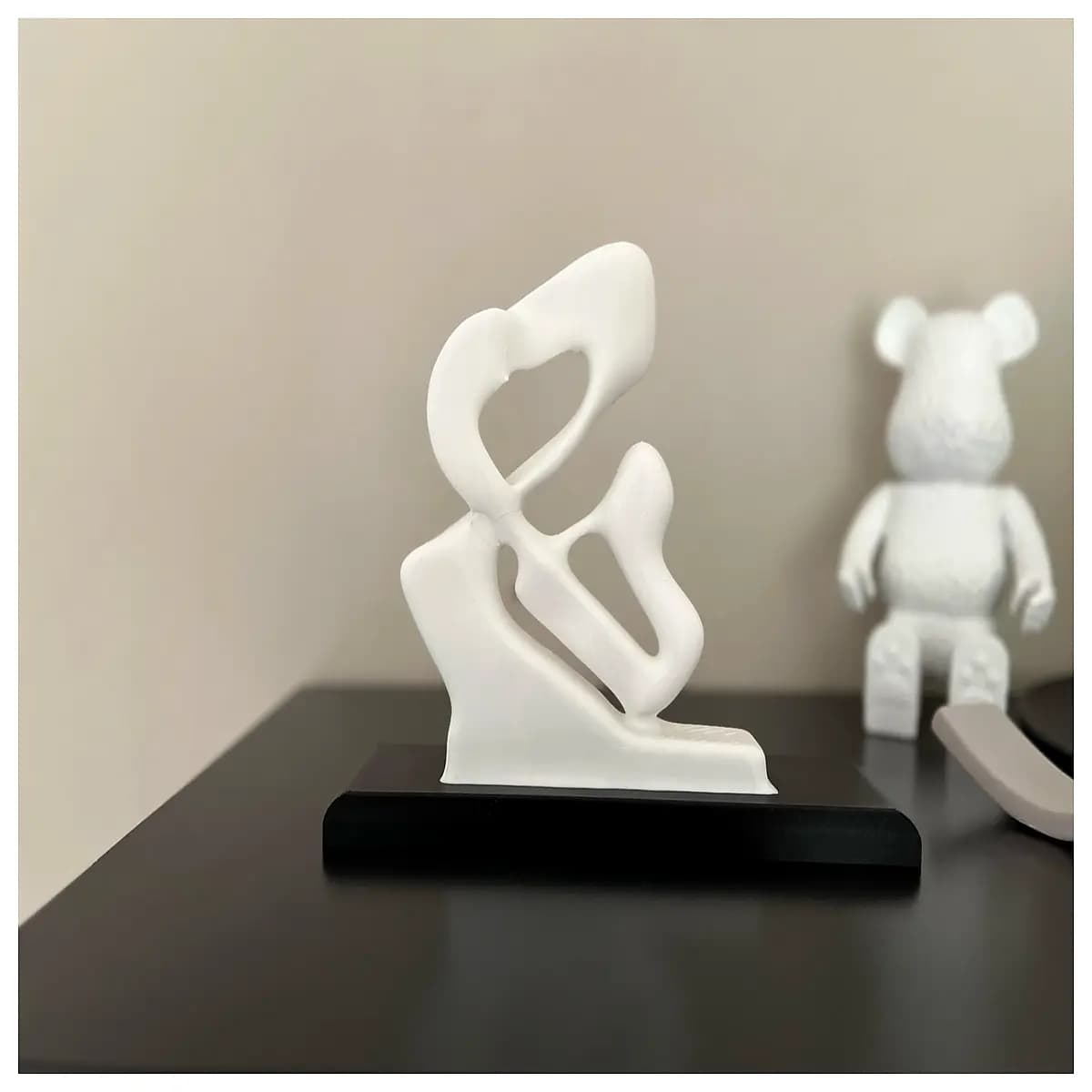 baroque style sculpture harmonious form art piece home decor classical statue living room centerpiece ornate figurine