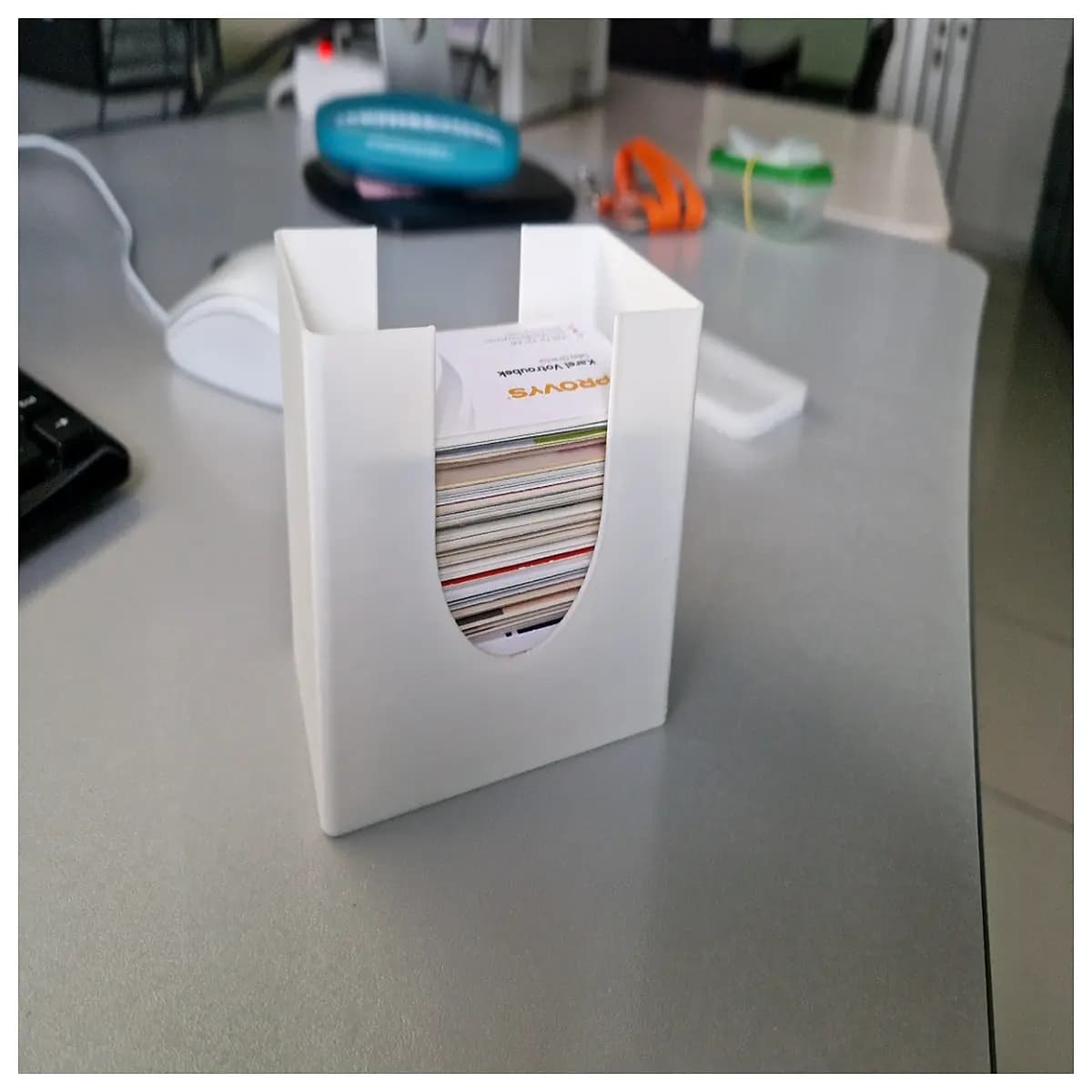 metal business card holder case organizer for desk office professional executive gift