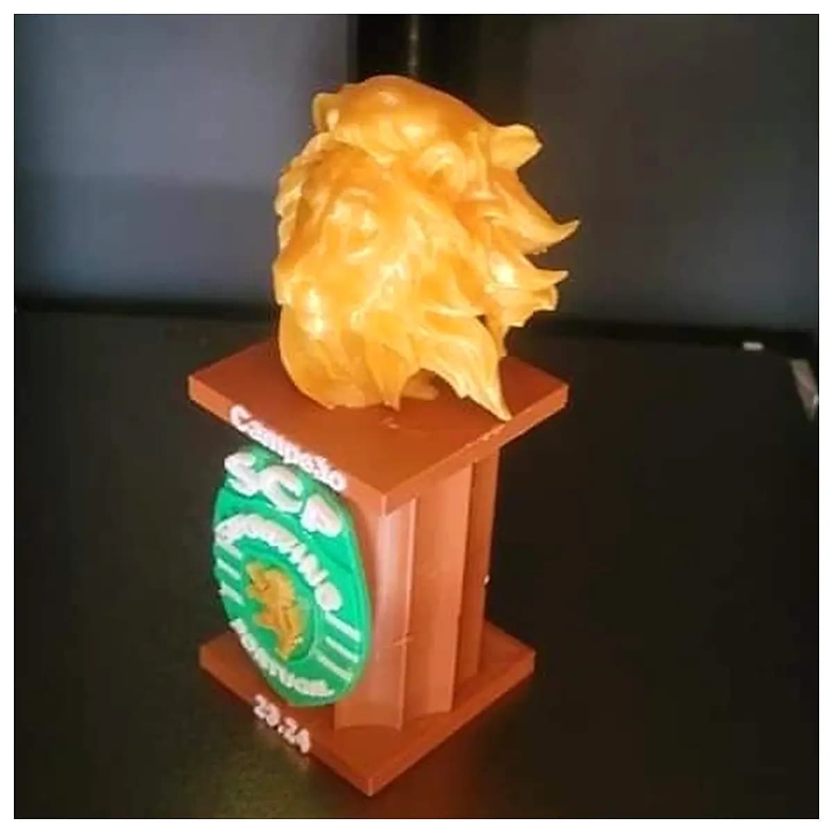 sporting cp trophy statue figurine home decor office desk ornament fans