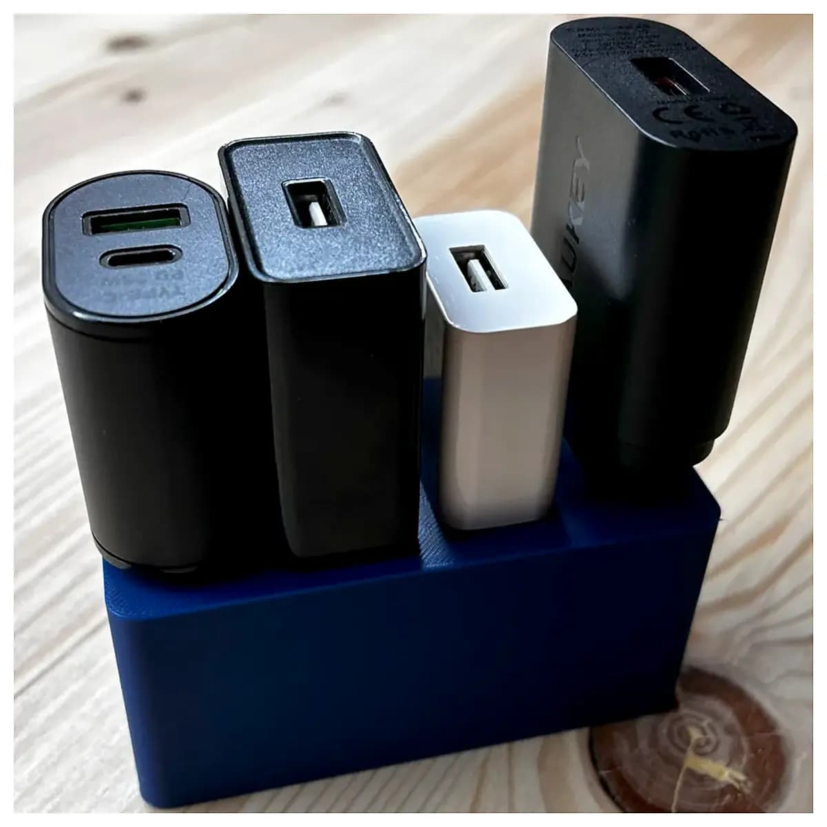 phone charger storage organizer desktop holder for android charging dock cable management box