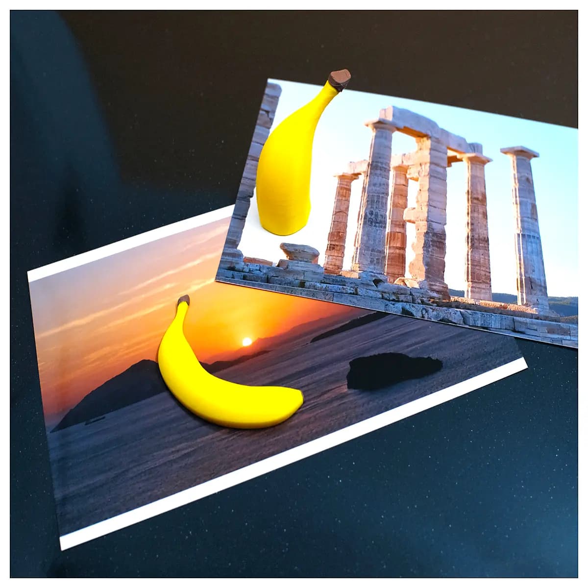 cute banana fridge magnet kitchen decor fruit themed organizer funny novelty gift magnetic note holder cute home accessories
