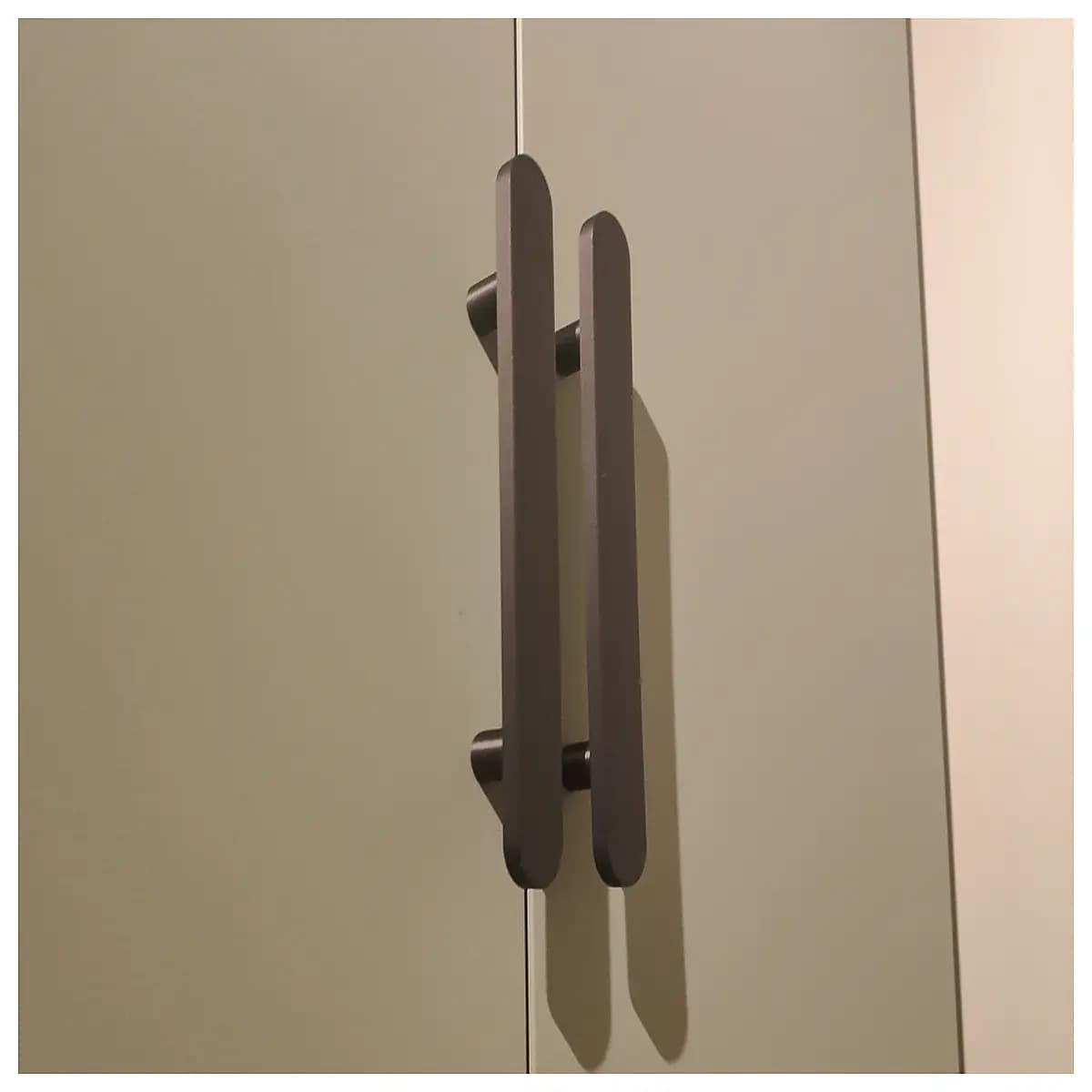 minimalist kitchen cabinet handles 160mm pull knob matte black modern drawer grip hardware