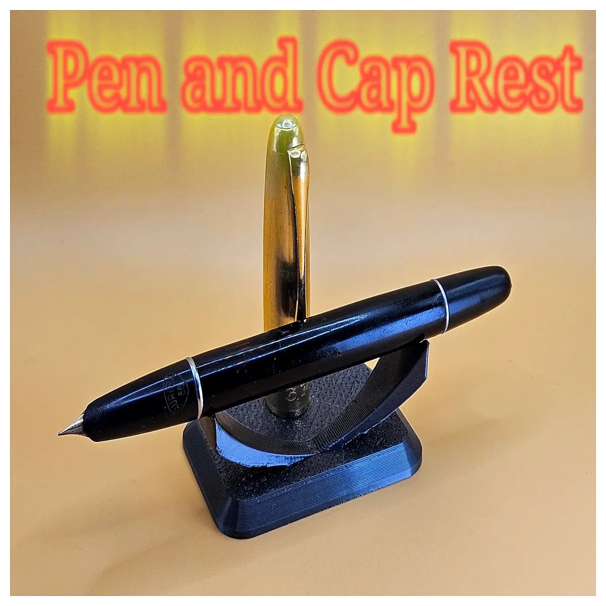 pen cap holder organizer desktop for ballpoint gel markers storage rack office supplies