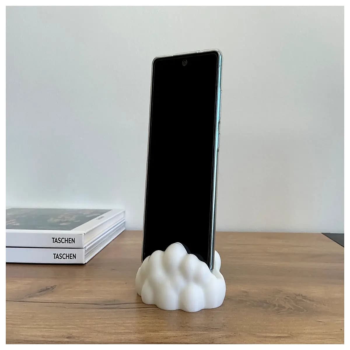 cloud shaped phone holder for desk adjustable grip non slip base for android tablet charging dock accessory