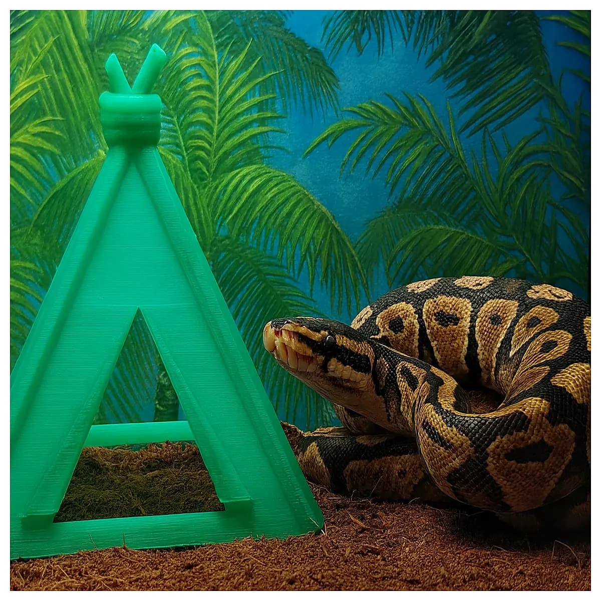 reptile hideout tent cave shelter for small pets gecko tortoise iguana hiding spot humid hide