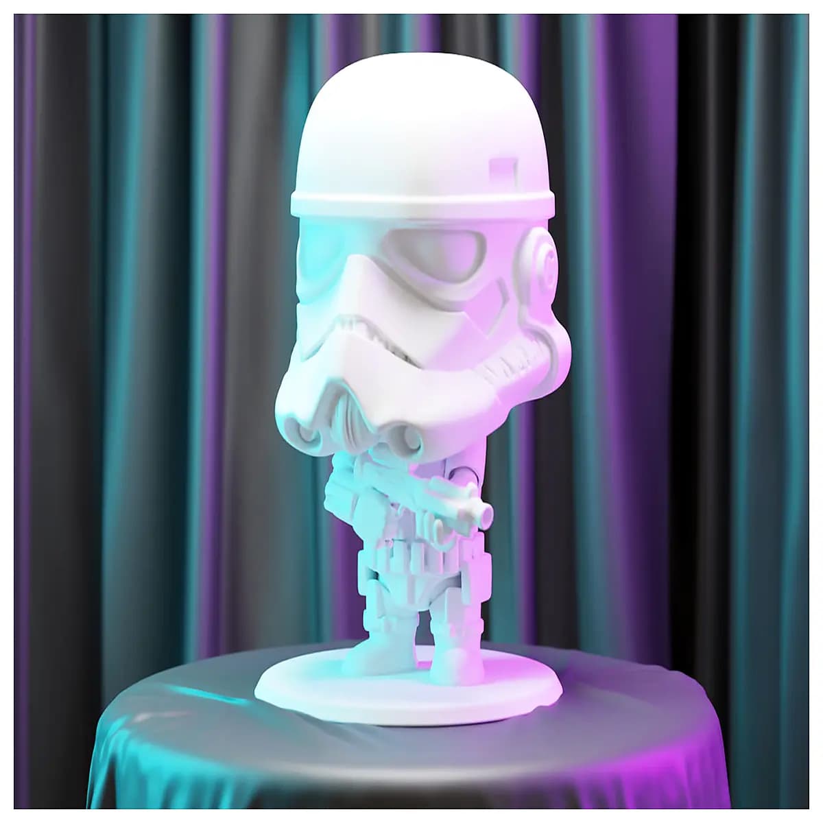 style chibi figure collectible toy cosplay prop sci fi character