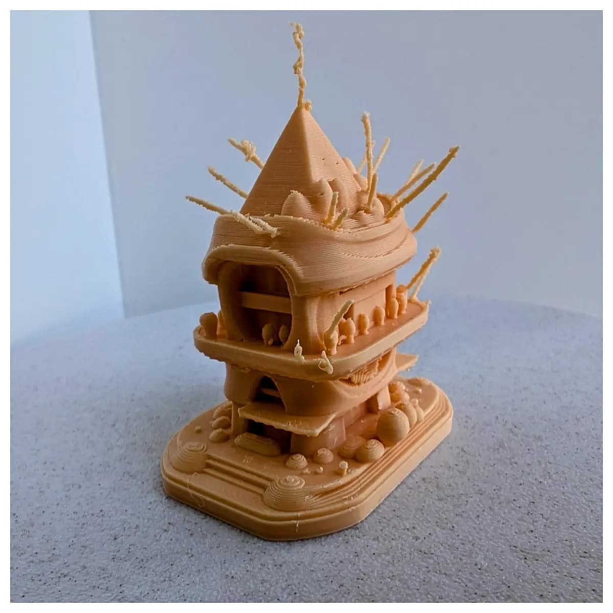 miniature architecture building diy assembly science fiction city design piece collectible gift