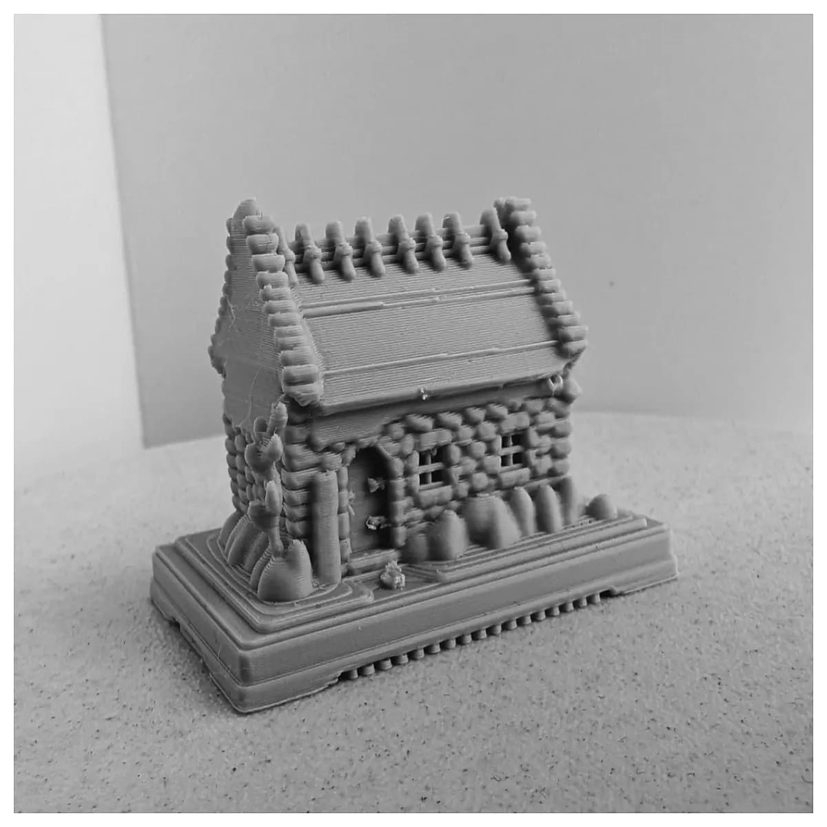 miniature cottage house diy wooden village cabin for desk decor collection gift