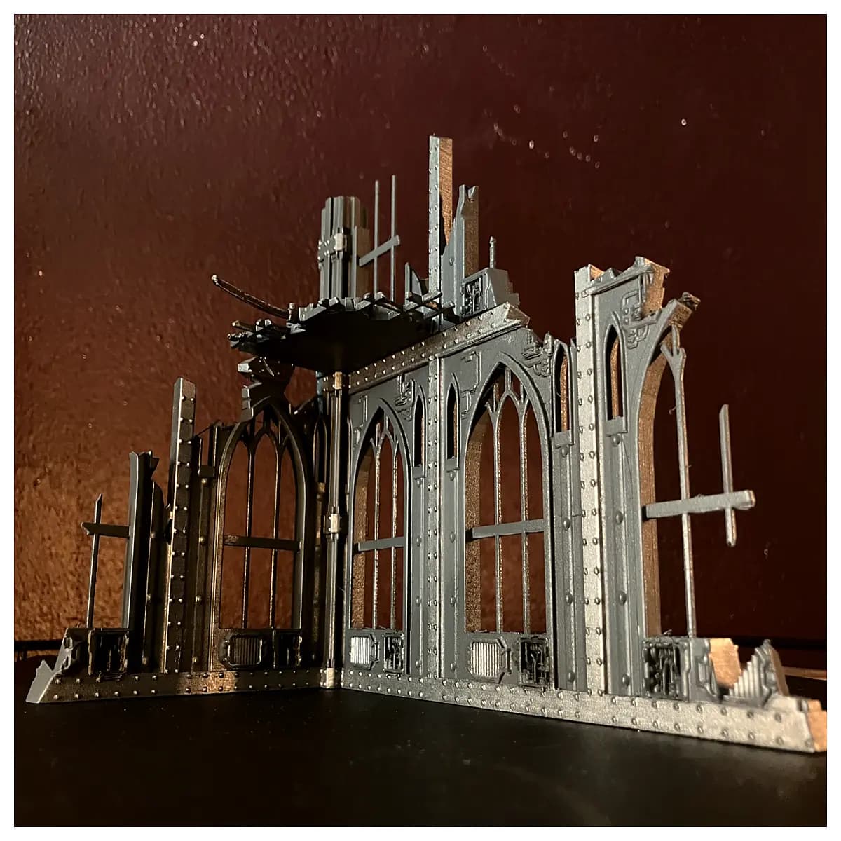 wargame terrain city ruins set battle mat apocalyptic urban diorama scenery for miniatures