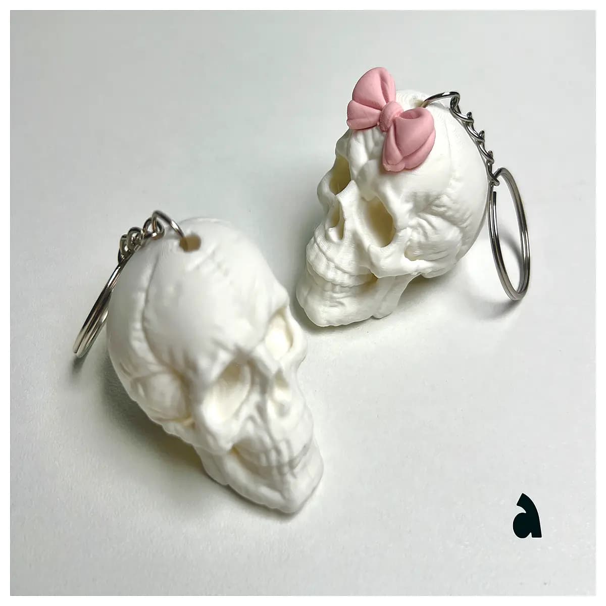 cute plush skeleton keychain gothic horror accessory spooky halloween party favor bag charm teens