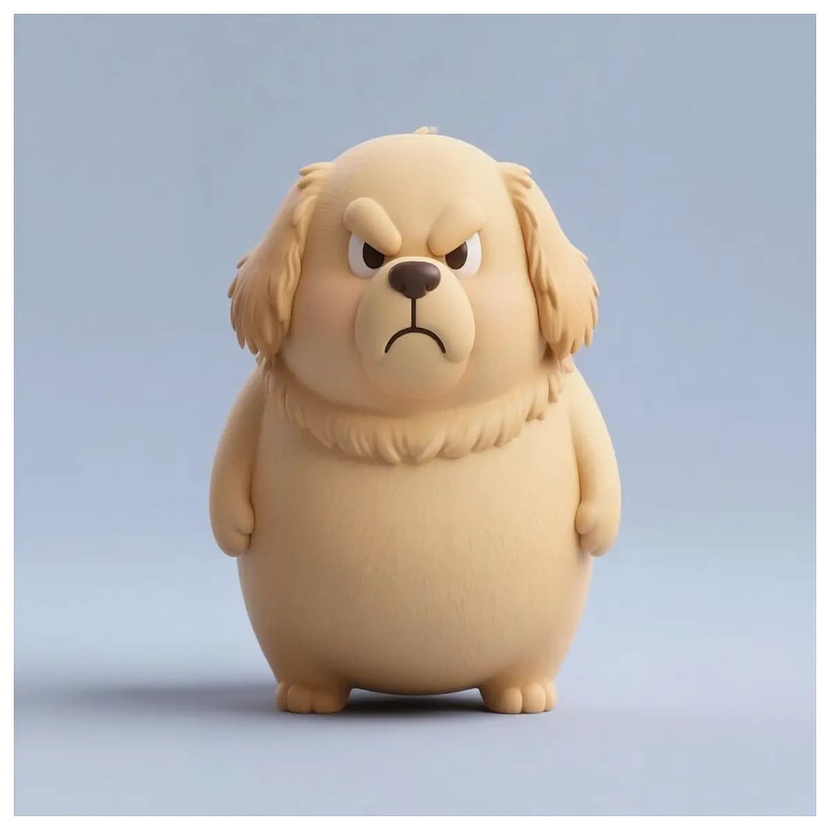 angry puppy toy funny dog plush stuffed animal for kids birthday gift stress relief cute angry dog figurine