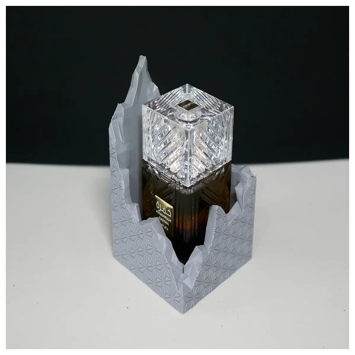 sacred geometry desk organizer geometric metal mesh desktop storage holder for office supplies aesthetic minimalist home decor