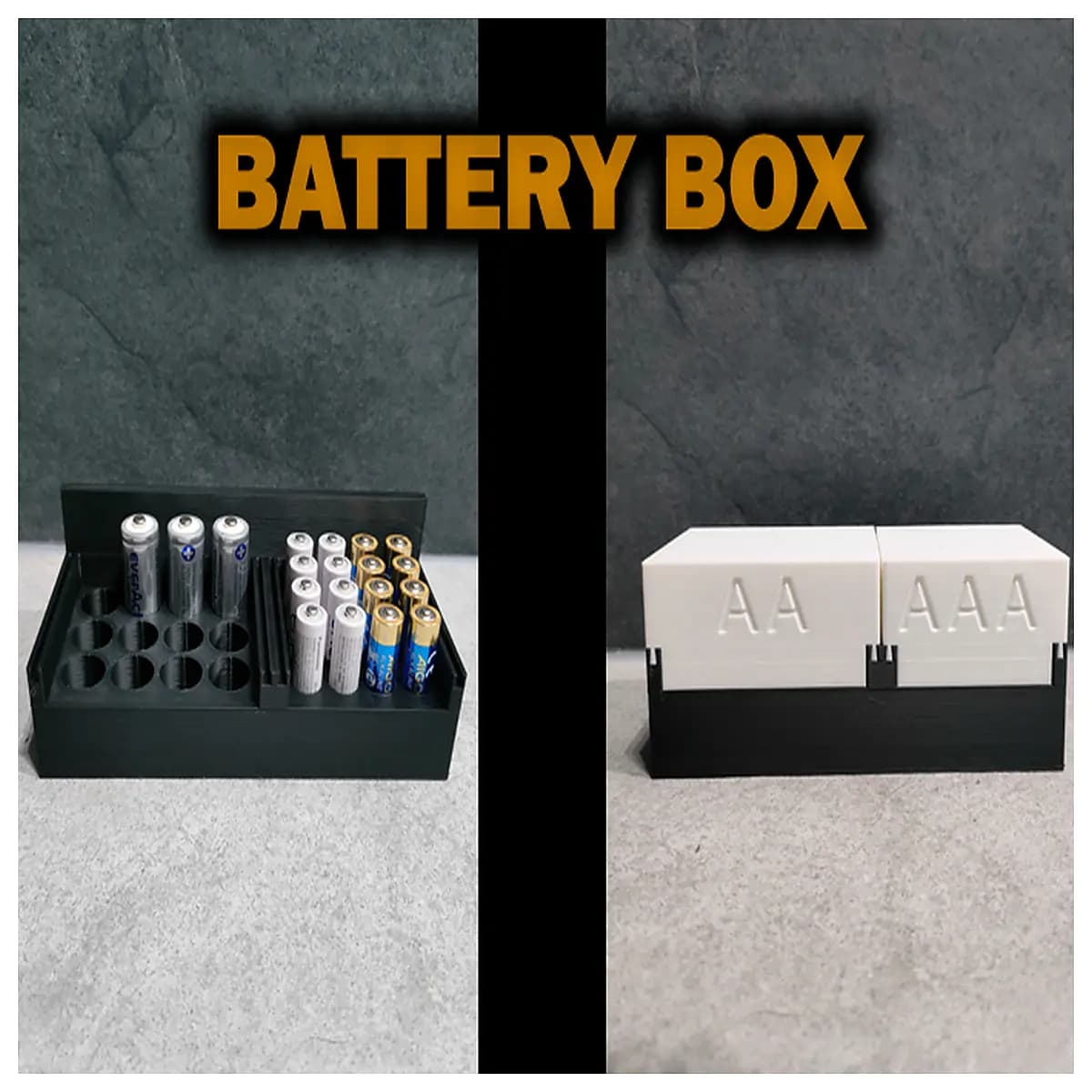 waterproof battery box aa aaa with lid snap lock storage container for remote control spare batteries outdoor camping gear