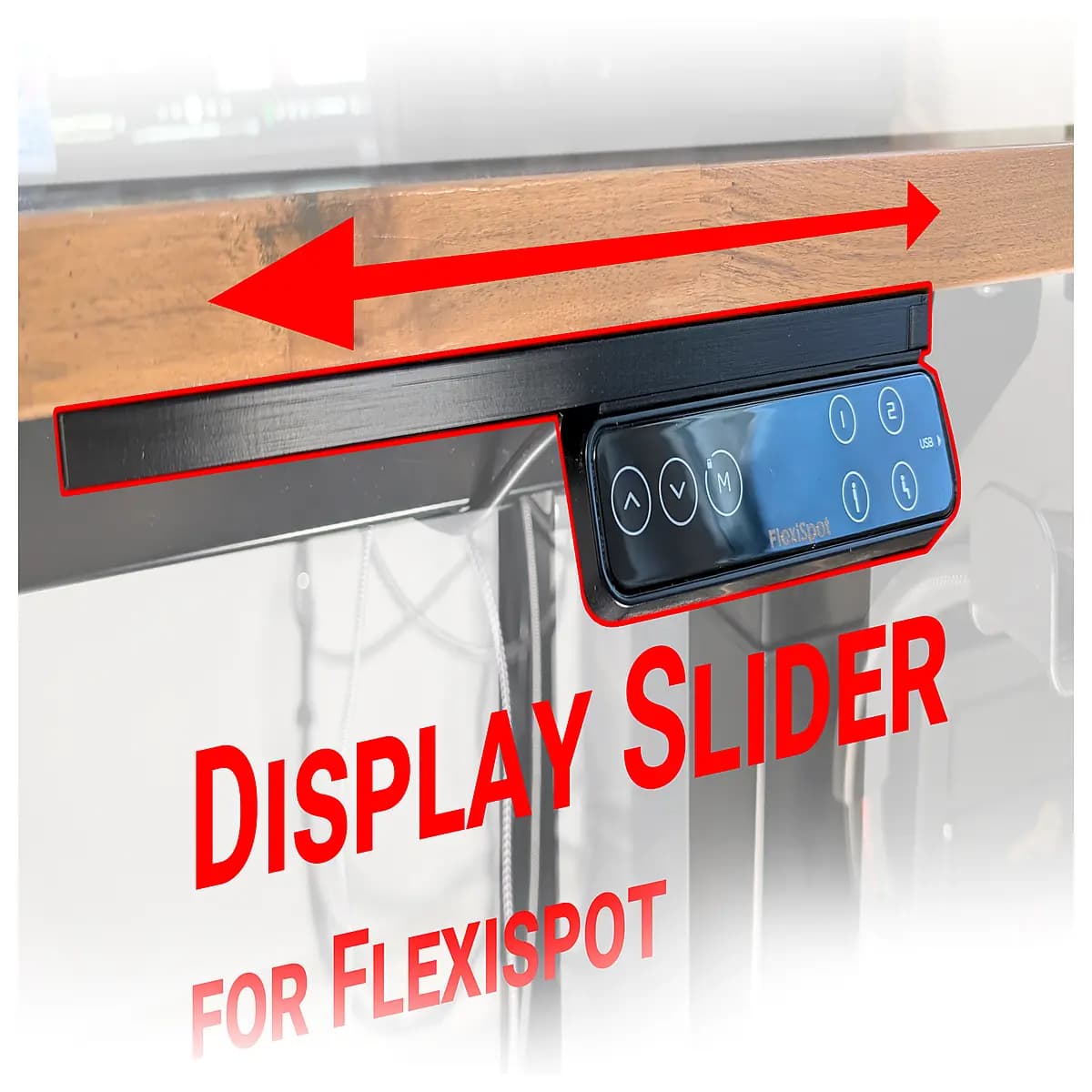 flexispot monitor arm riser dual screen mount vertical slider for desk adjustable height cable management