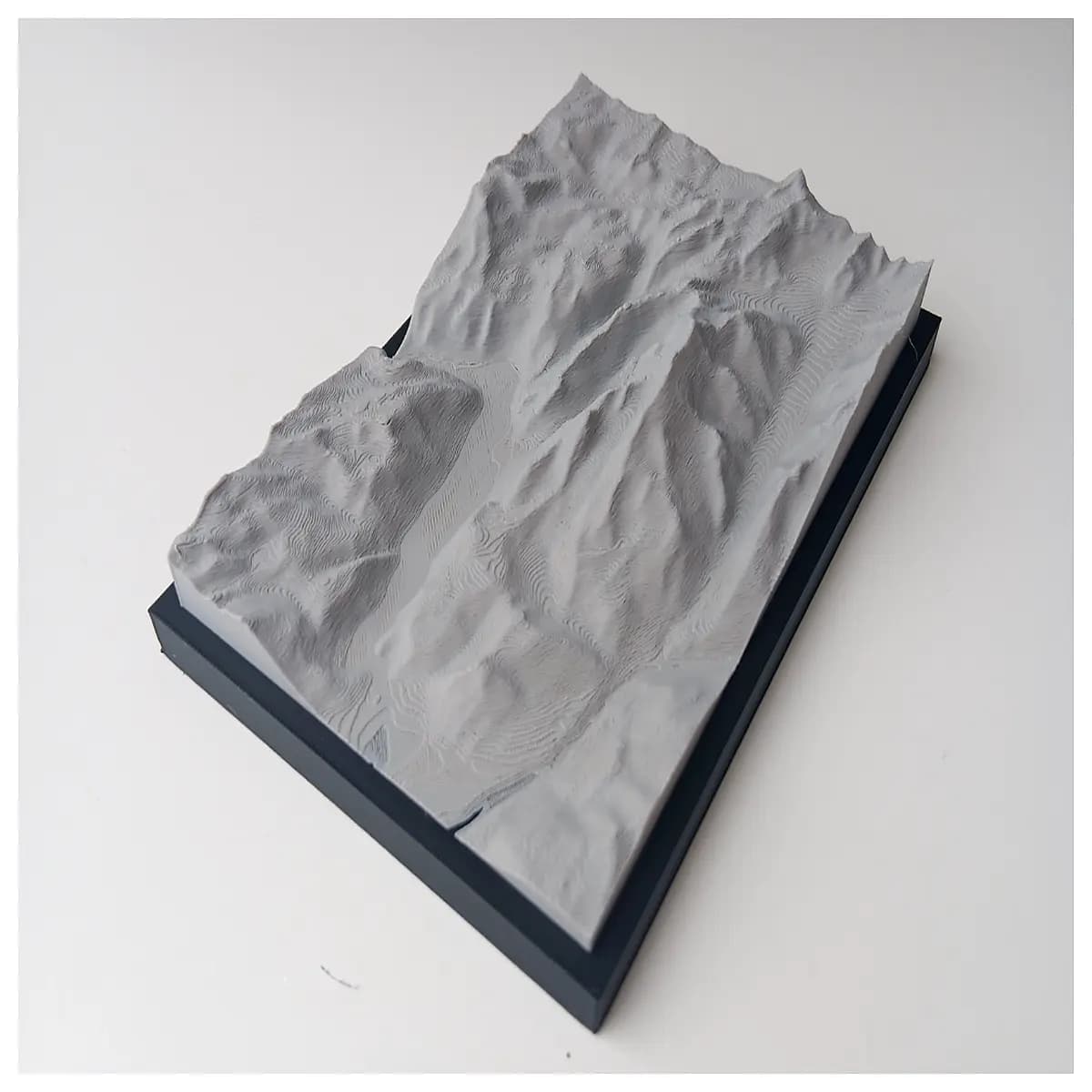 watzmann mountain stl file download terrain digital hiking route visualization topography map