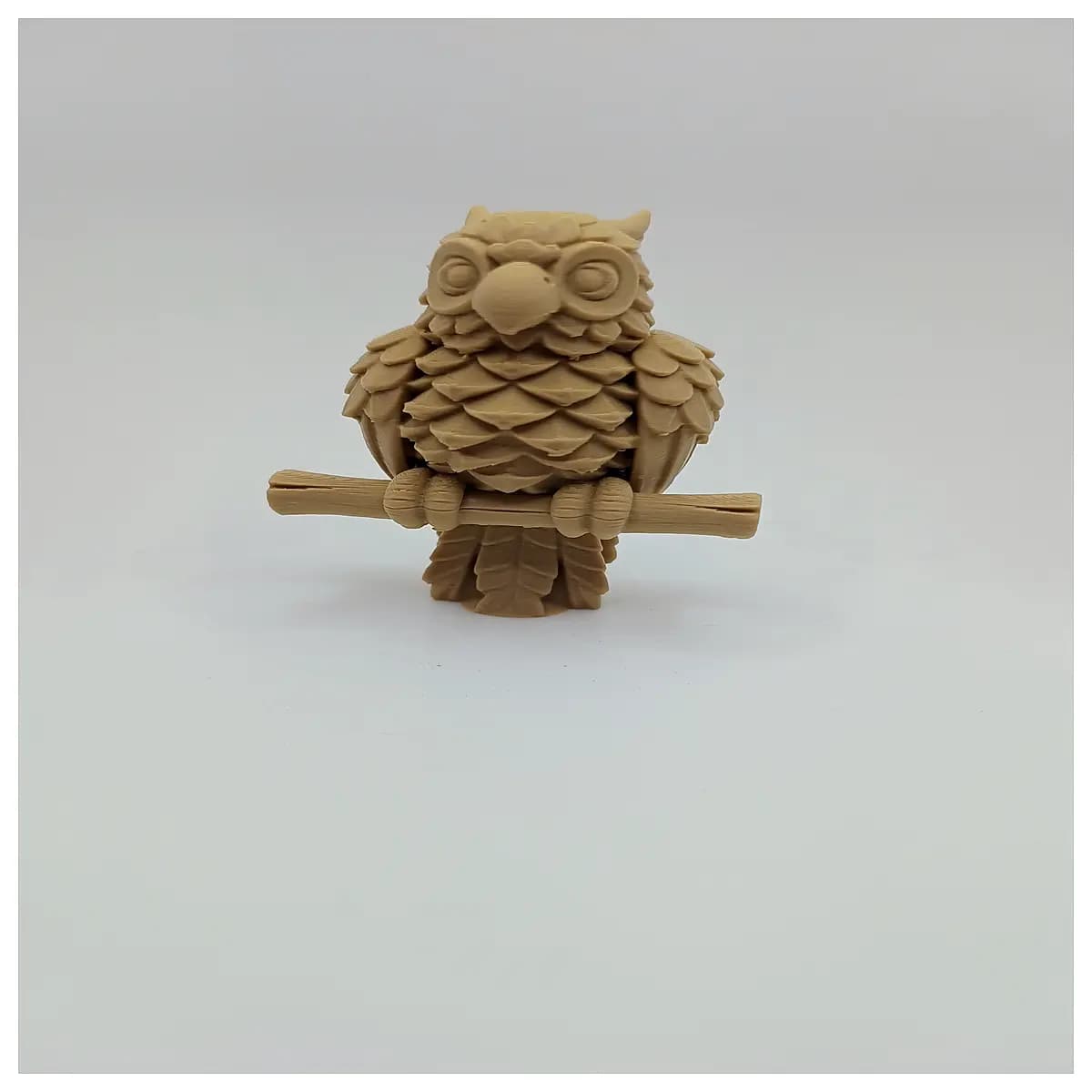 whispering pinecone owl on branch rustic woodland decor nature inspired home accessories forest animal figurine cabin style wall art wildlife sculptur