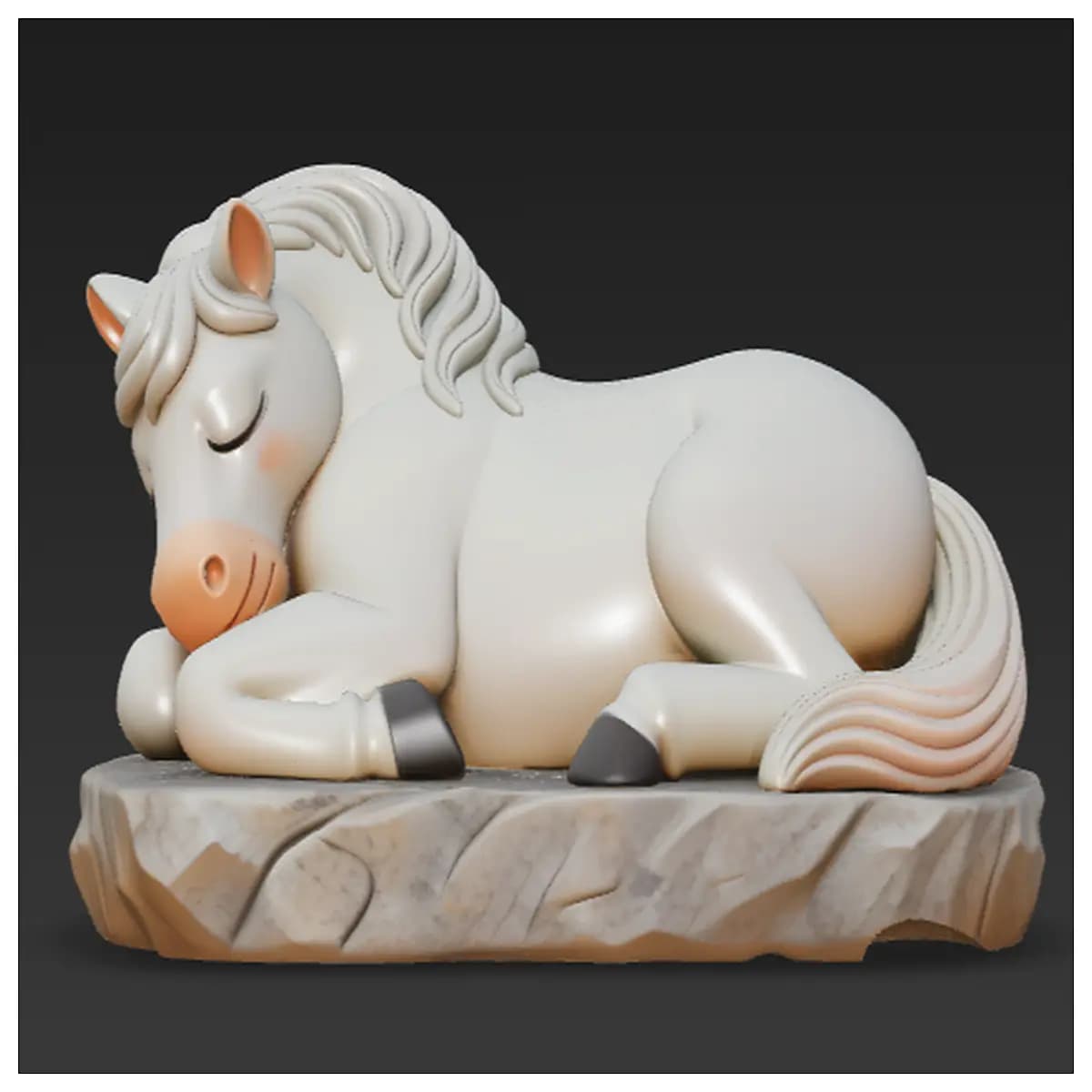 white horse statue decor realistic horse figurine for garden elegant horse ornament for home shelf animal sculpture gift