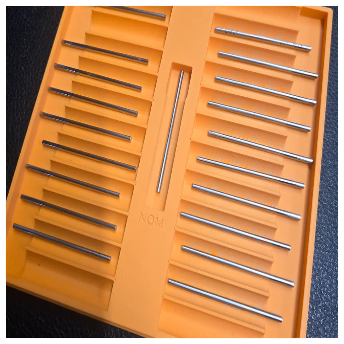 gauge pin storage box organizer magnetic holder for precision measuring tools workshop safety container