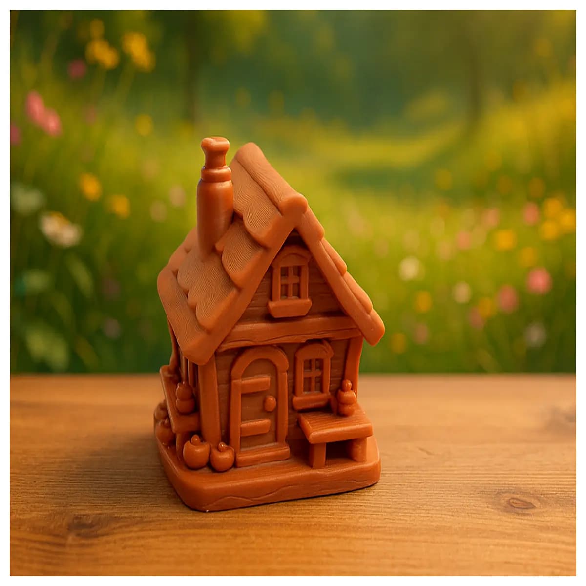miniature fairy tale wooden house diy tiny dollhouse village decor rustic cabin for shelf enchanting fantasy home small scale wooden architect