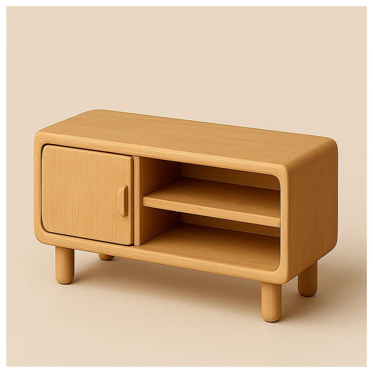 small japanese wabi sabi tv low profile media console minimalist living room furniture compact entertainment unit for small spaces
