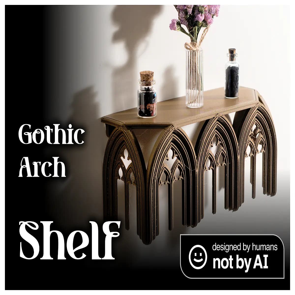 inverted arch shelf wall mounted storage organizer metal rack for bathroom kitchen entryway decorative unit duty