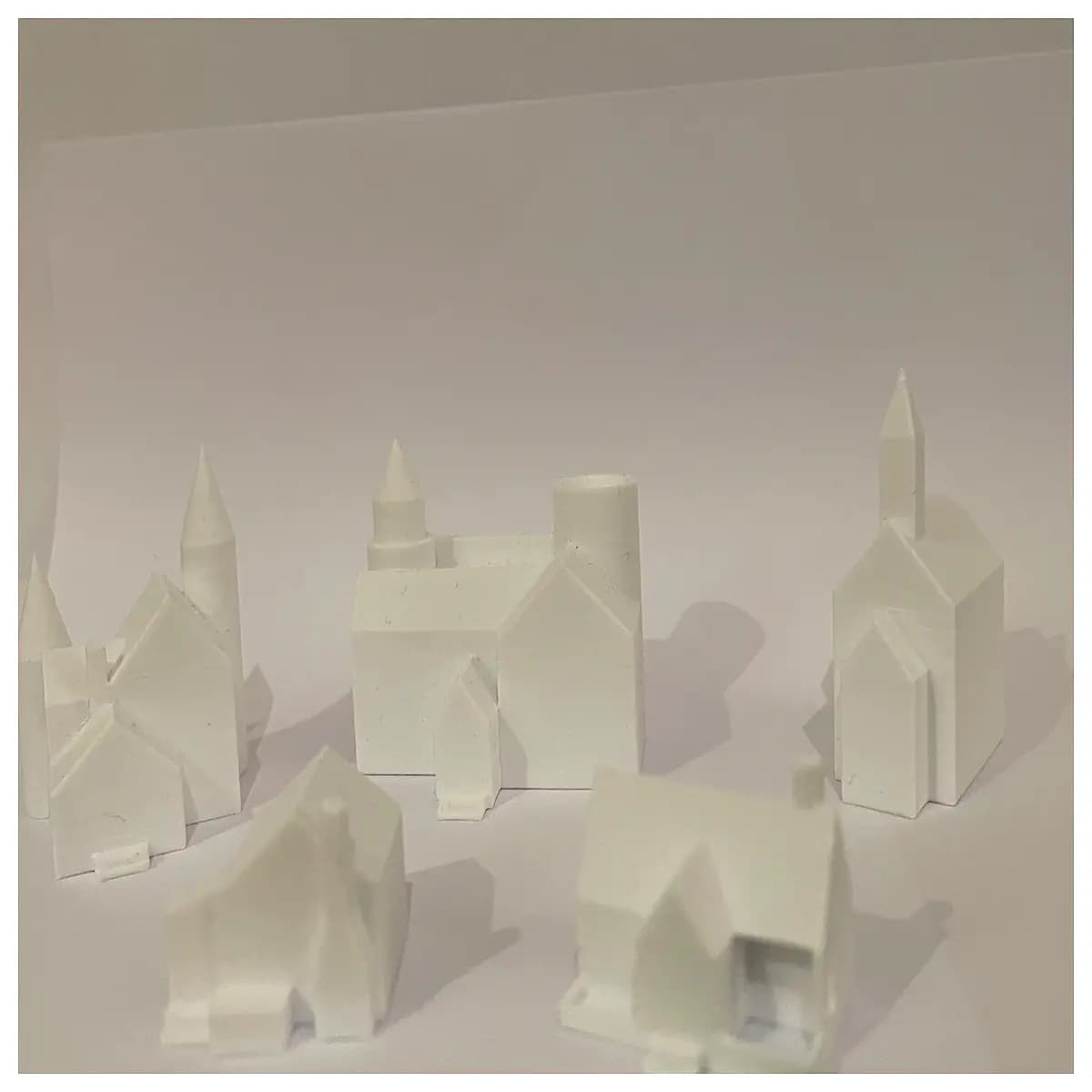 miniature medieval village diy historical building set for diorama craft hobby
